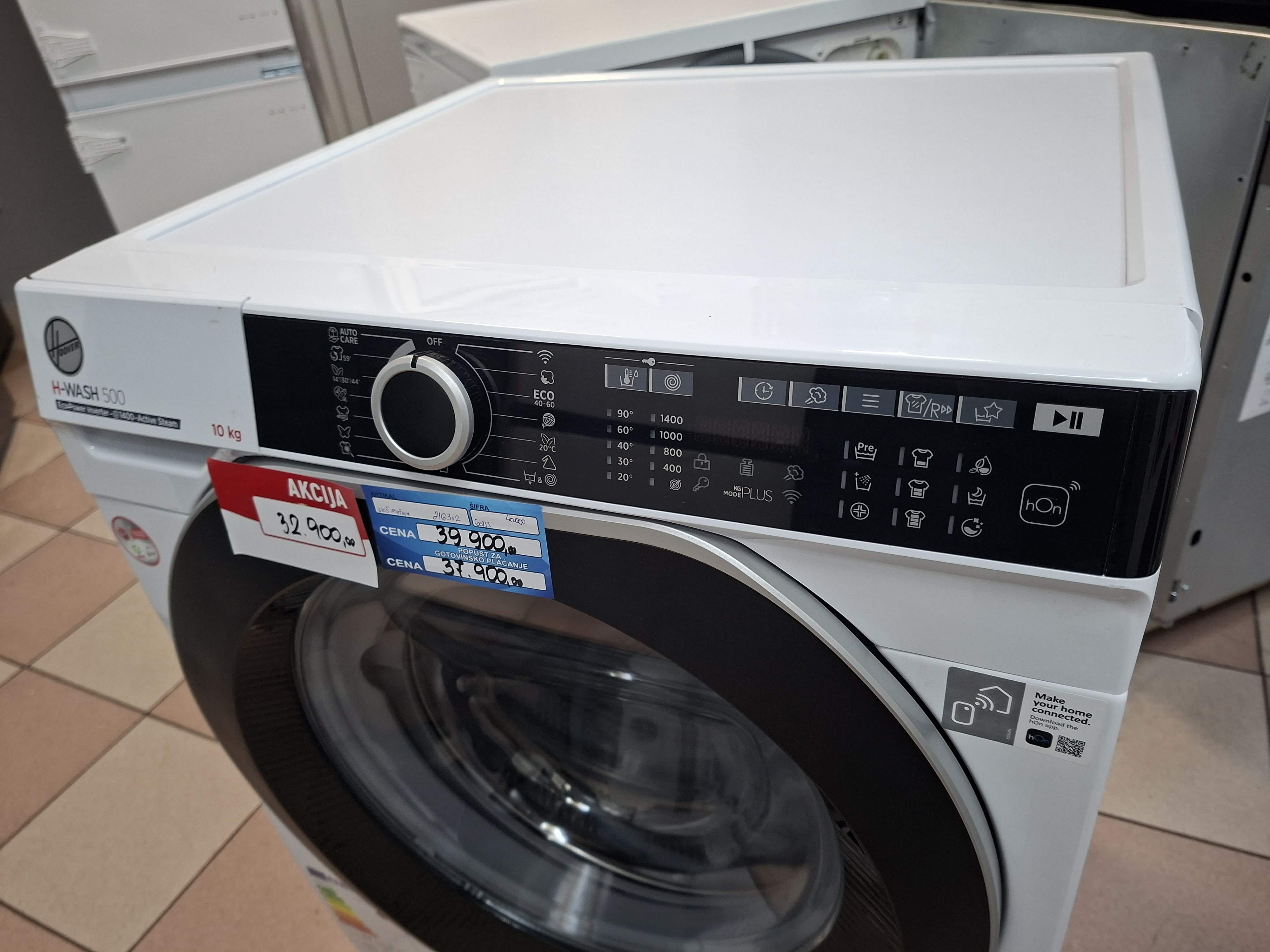 Veš mašina Hoover HWE 410AMBS/1-S, 10 kg