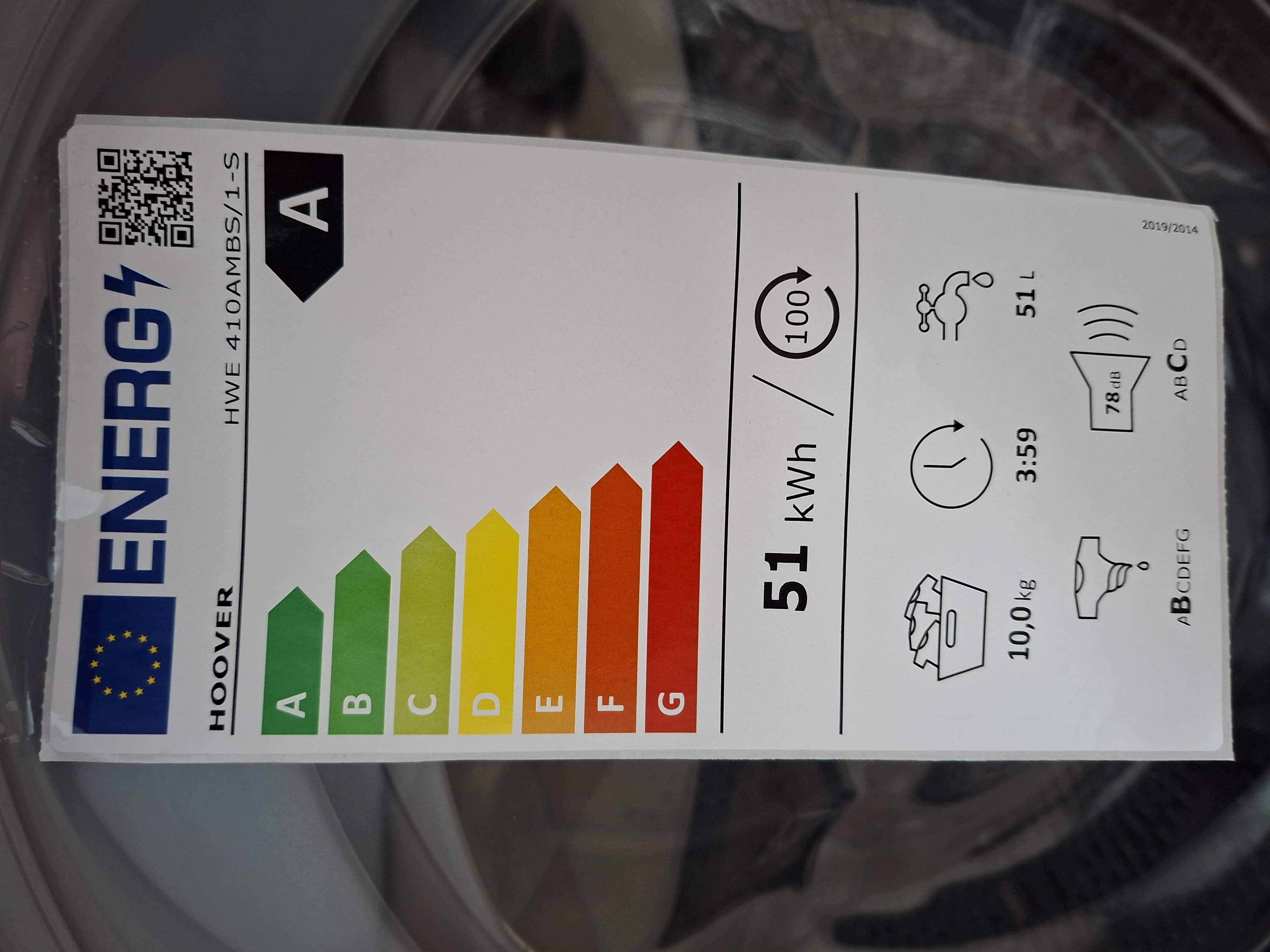 Veš mašina Hoover HWE 410AMBS/1-S, 10 kg