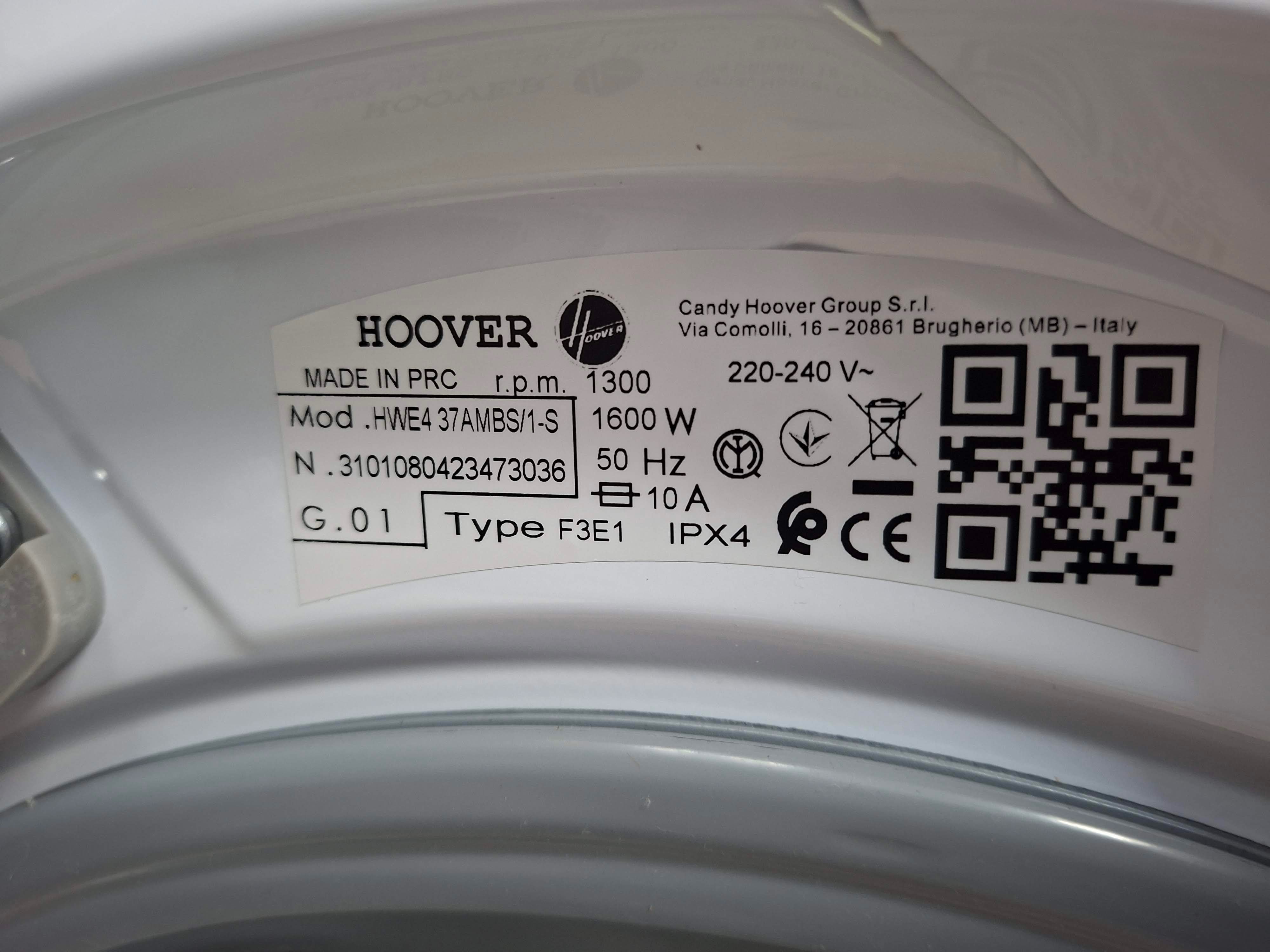 Veš mašina Hoover HWE4 37AMBS/1-S, 7kg,slim