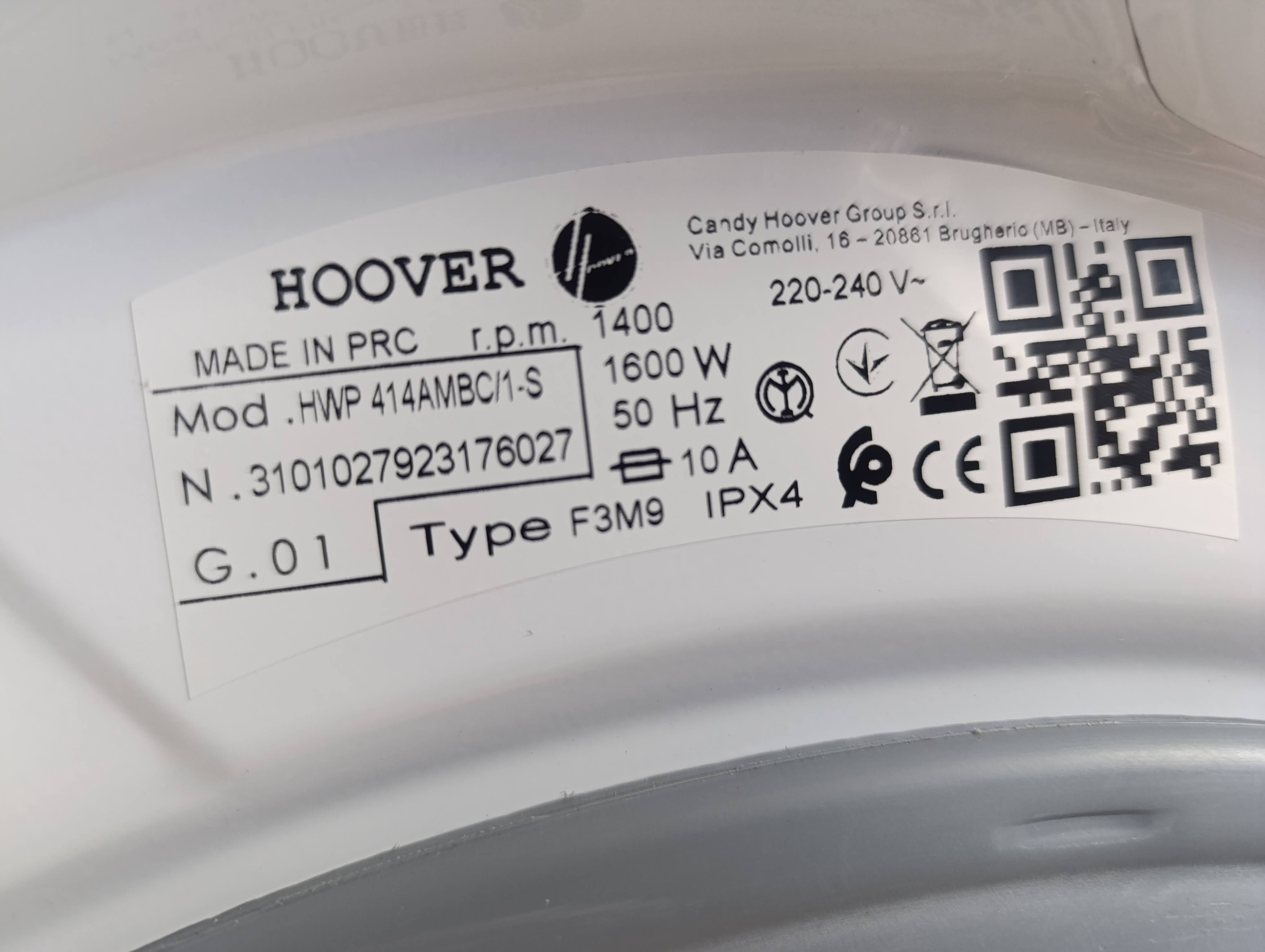 Veš mašina Hoover HWP 414AMBC/1-S, 14kg