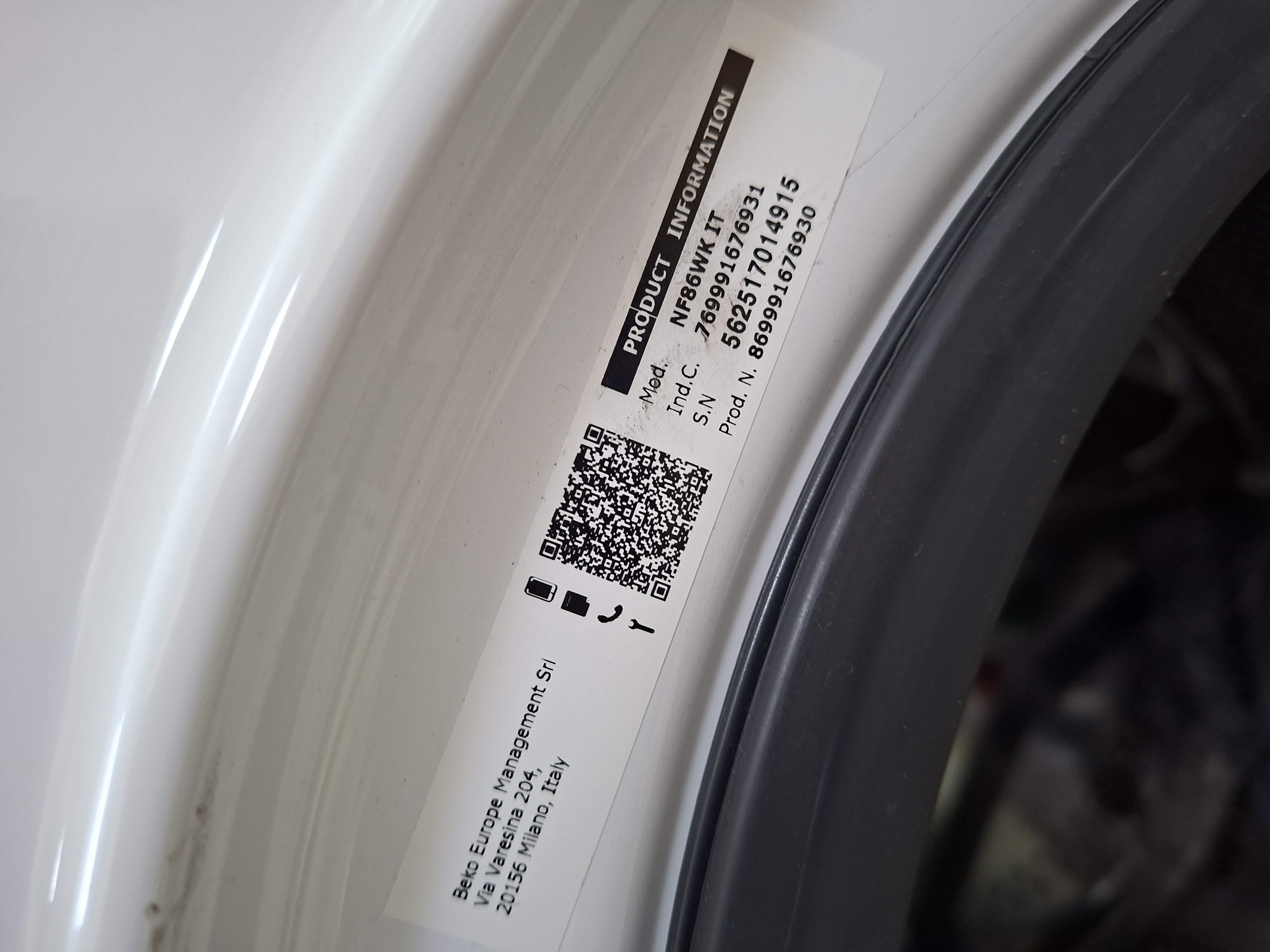 Ves masina Hotpoint Ariston NF86WK IT (2) , 8 kg.