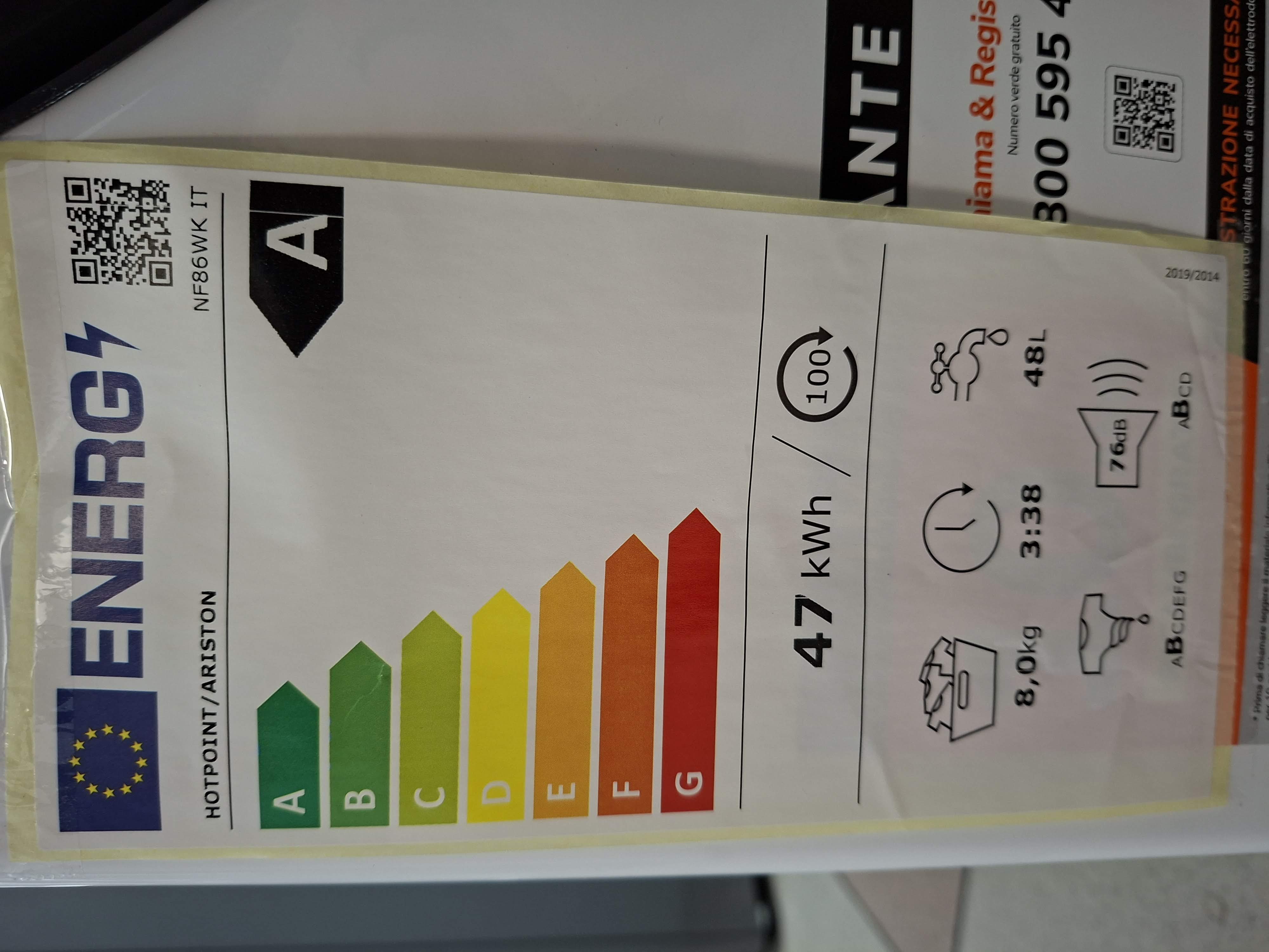 Ves masina Hotpoint Ariston NF86WK IT (2) , 8 kg.