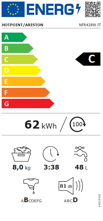Veš mašina Hotpoint Ariston NFR 428W IT , 8kg