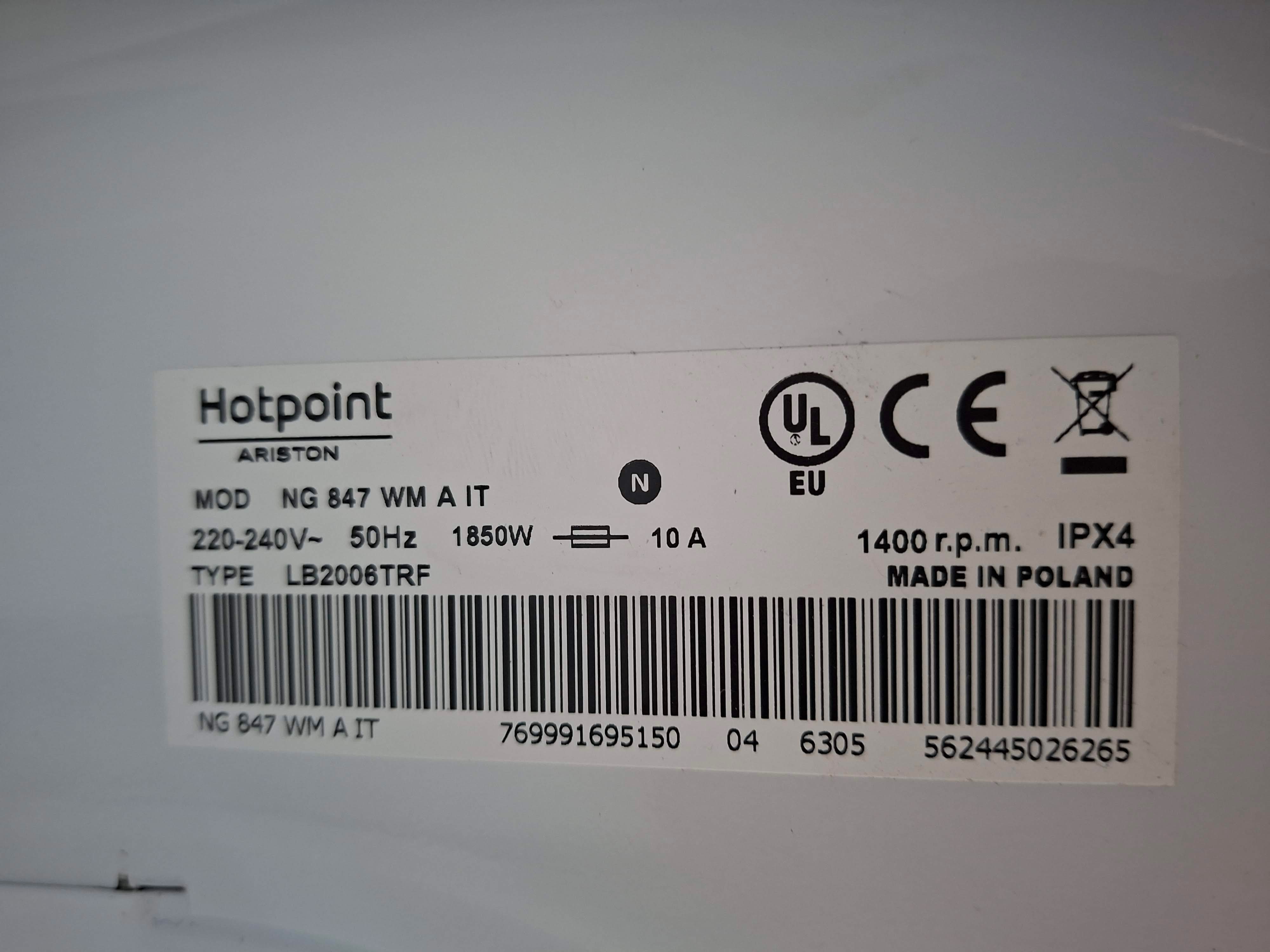 Veš mašina Hotpoint Ariston NG 847 WM A IT, 8kg