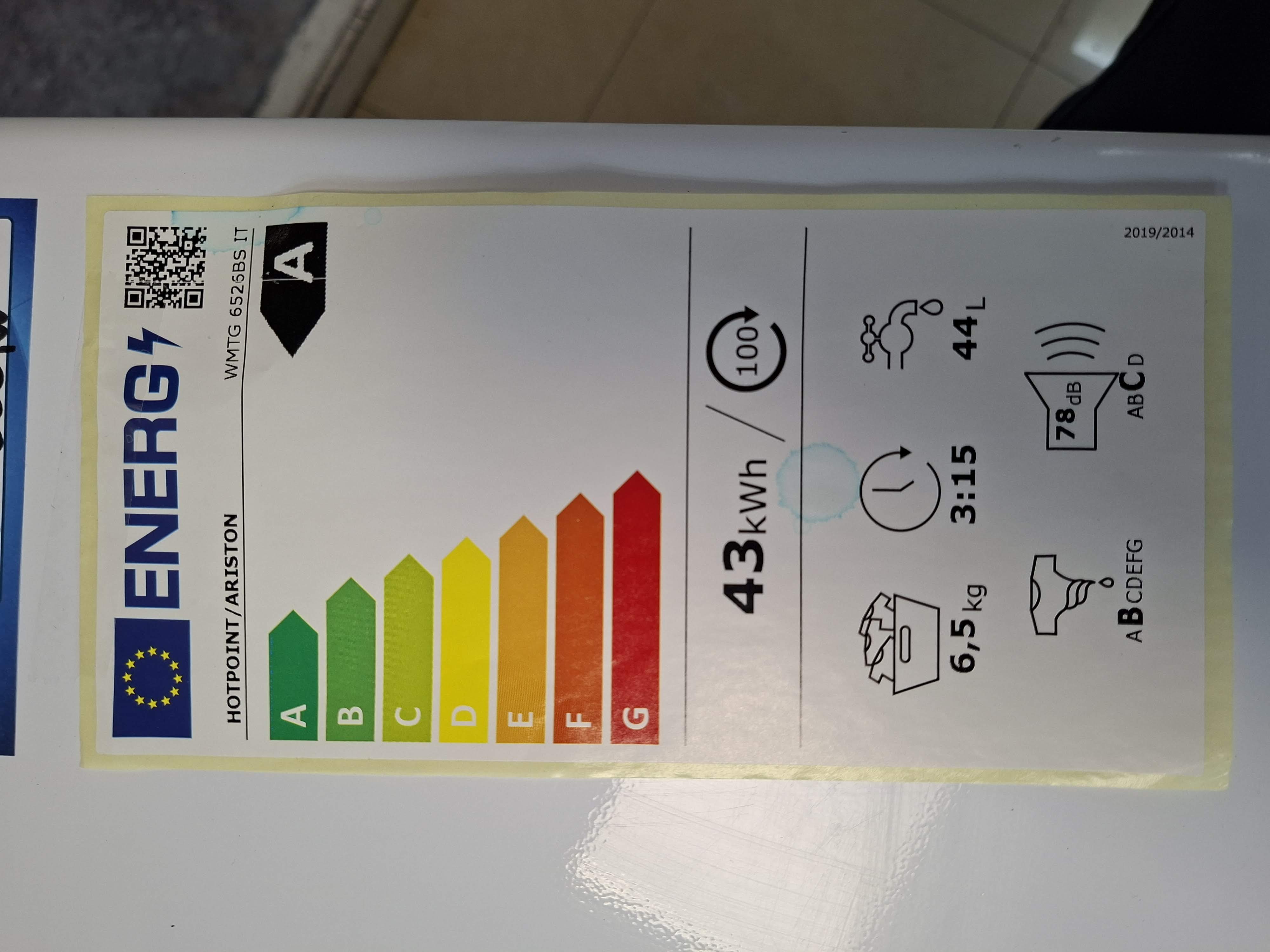Veš mašina Hotpoint Ariston WMTG 652BS IT, 6.5 kg