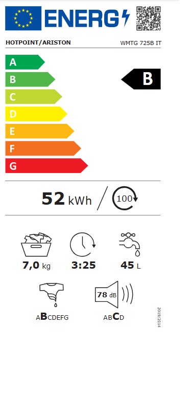Veš mašina Hotpoint Ariston WMTG 725B IT, 7 kg