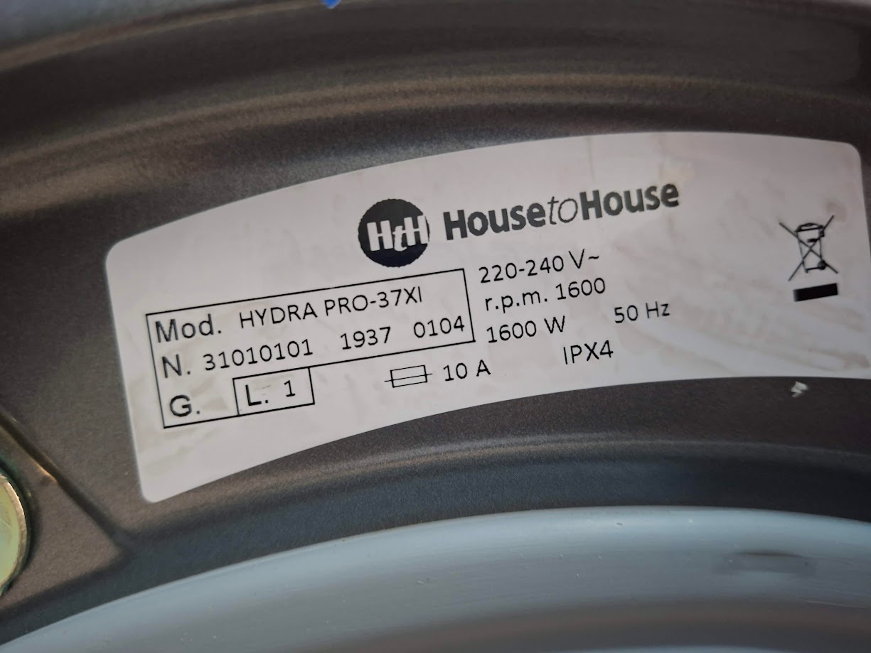 Veš mašina House To House HYDRA Pro-37XI, 10 Kg