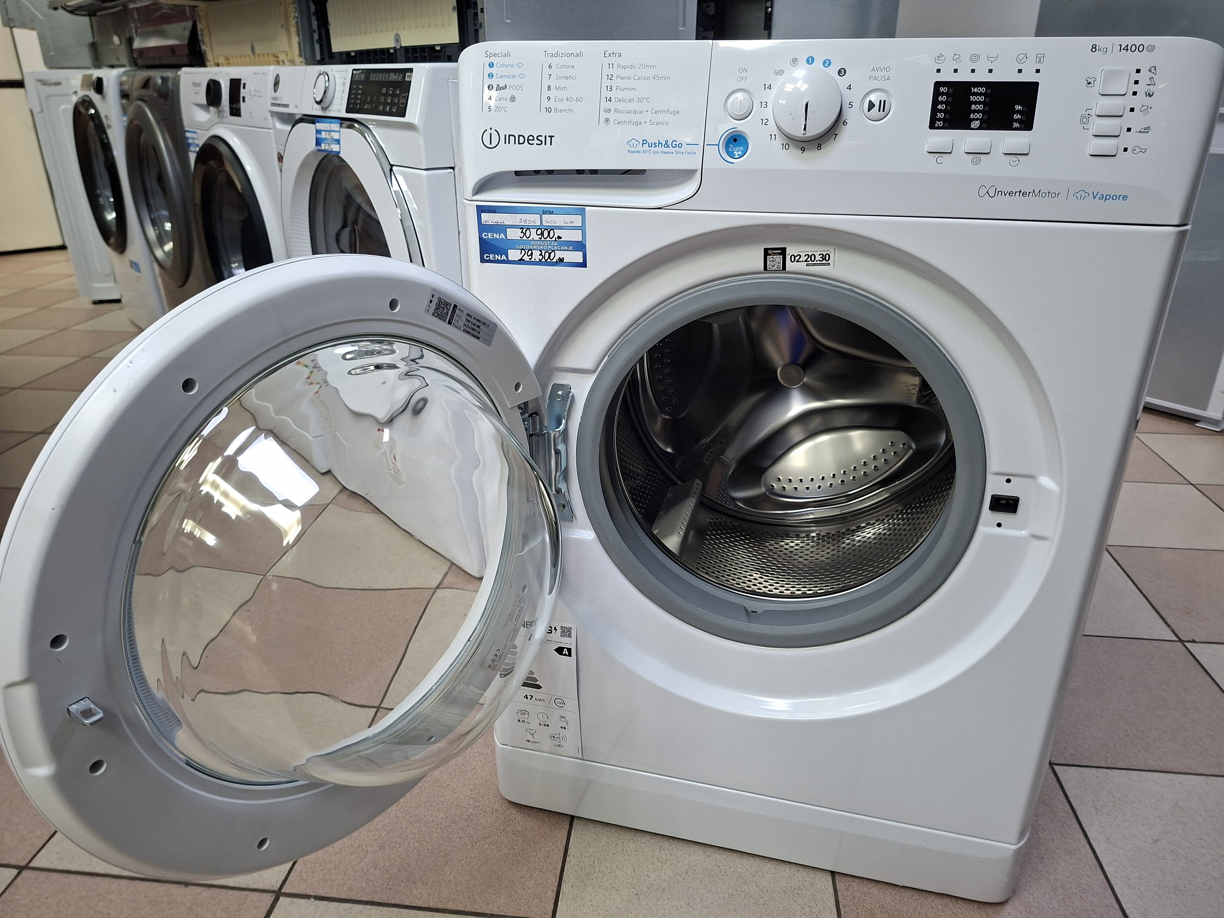 Veš mašina Indesit BWA 81496X WV IT , 8 kg.