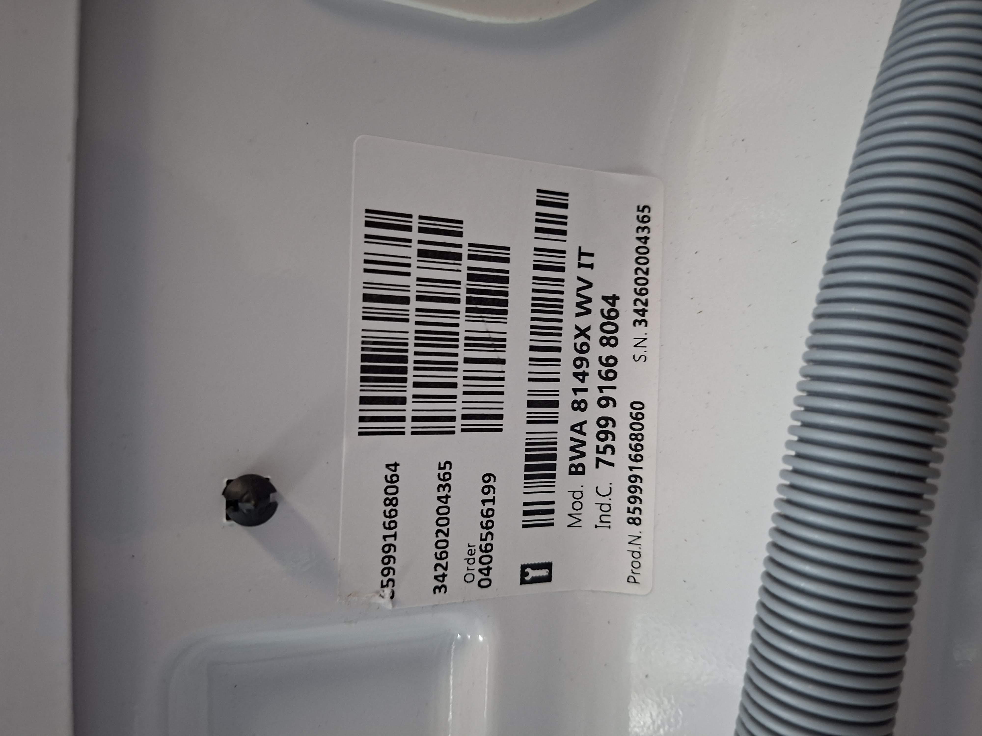Veš mašina Indesit BWA 81496X WV IT , 8 kg.