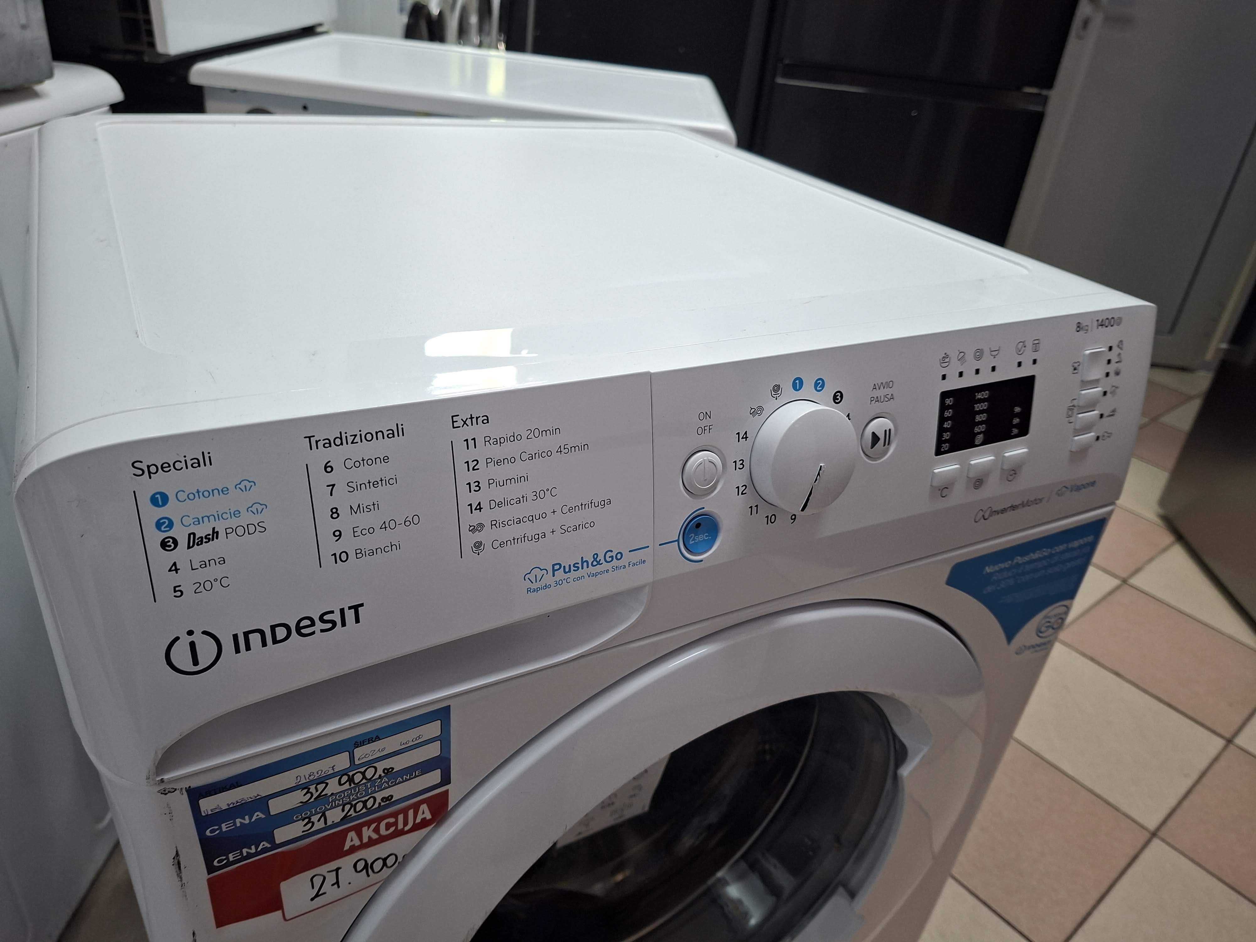 Veš mašina Indesit BWA 81496X WV IT , 8 kg.