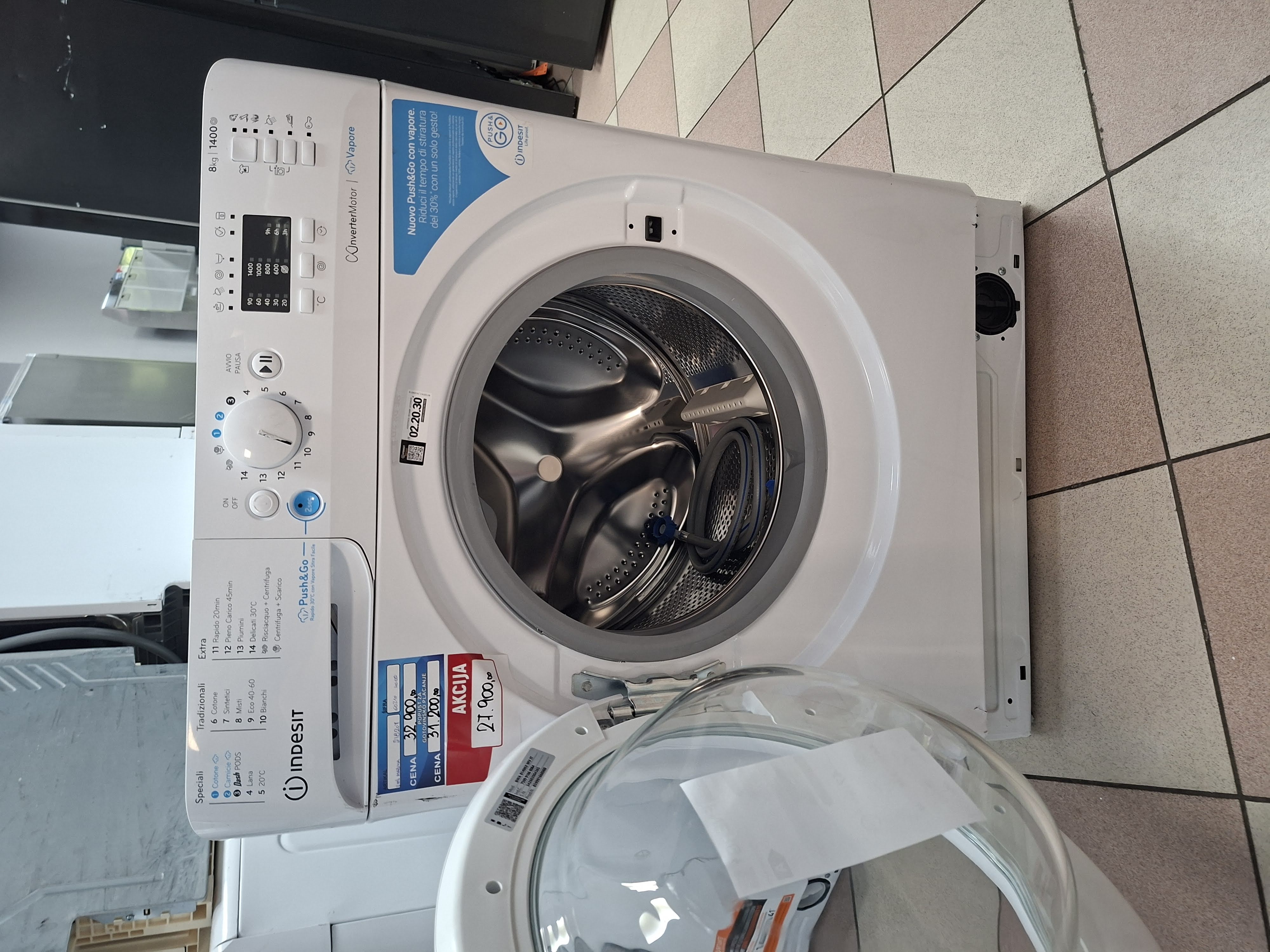 Veš mašina Indesit BWA 81496X WV IT , 8 kg.