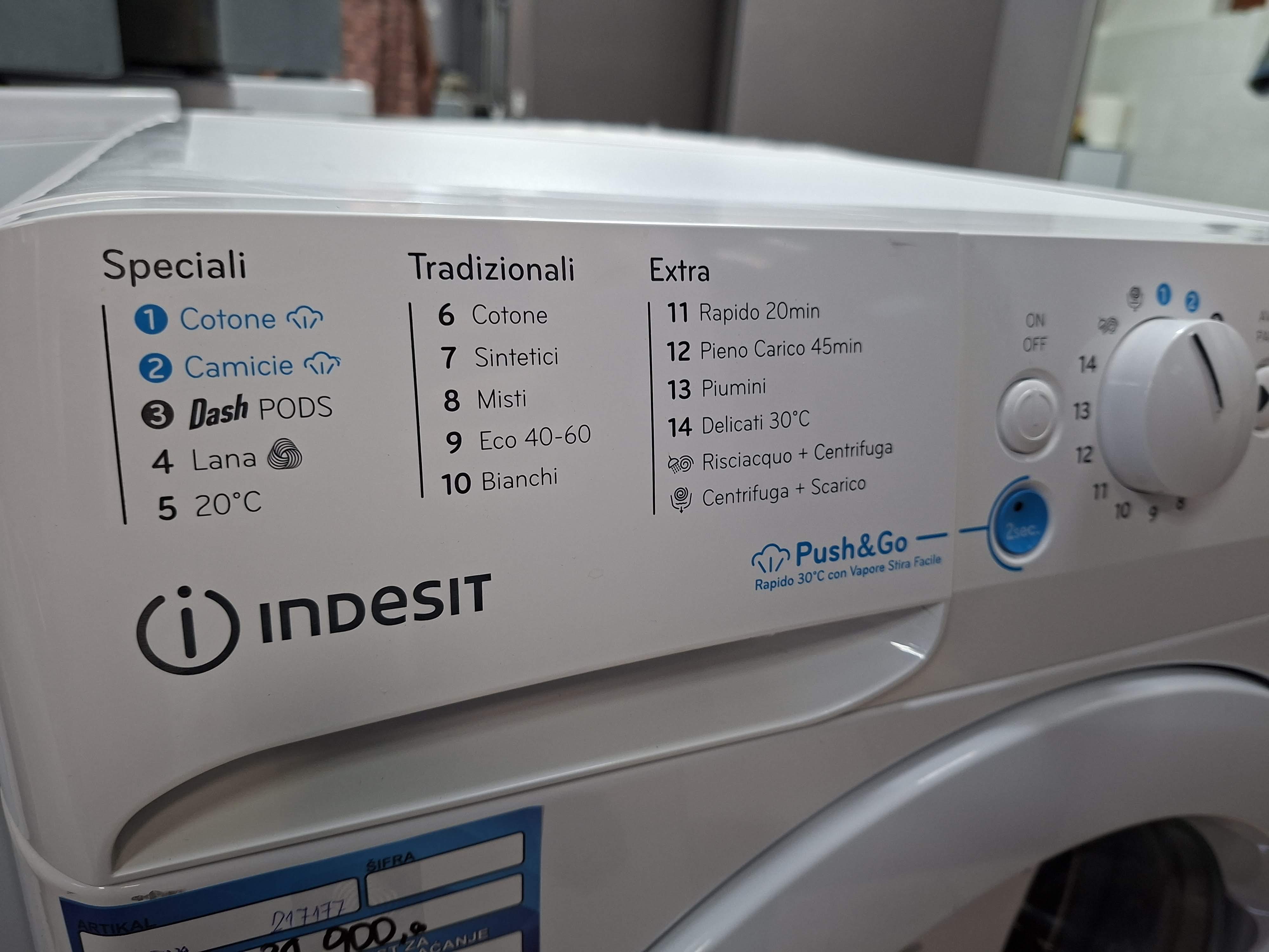Veš mašina Indesit BWA 81496X WV IT , 8 kg.