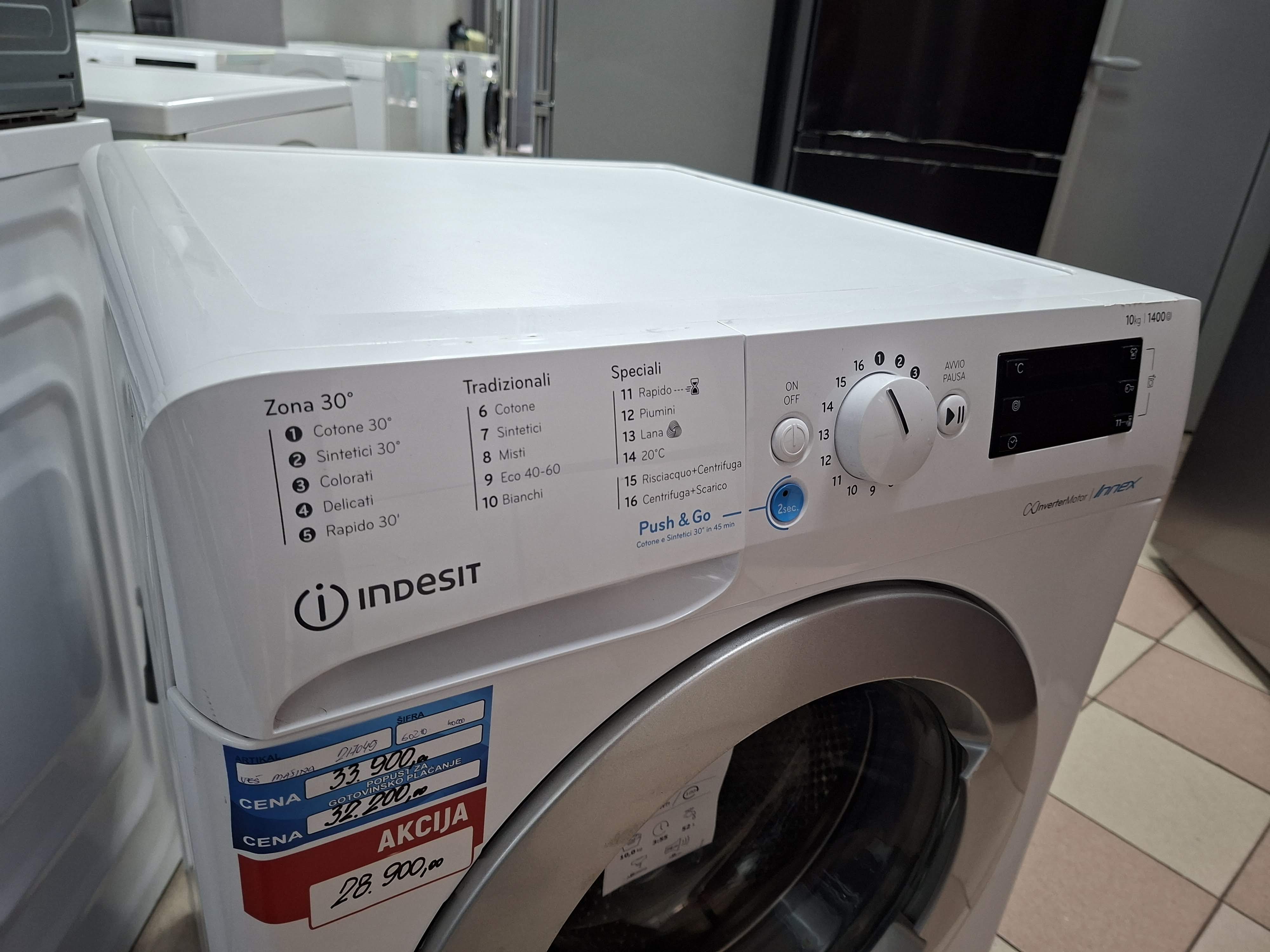 Veš mašina Indesit BWE 101486X WS IT, 10 kg