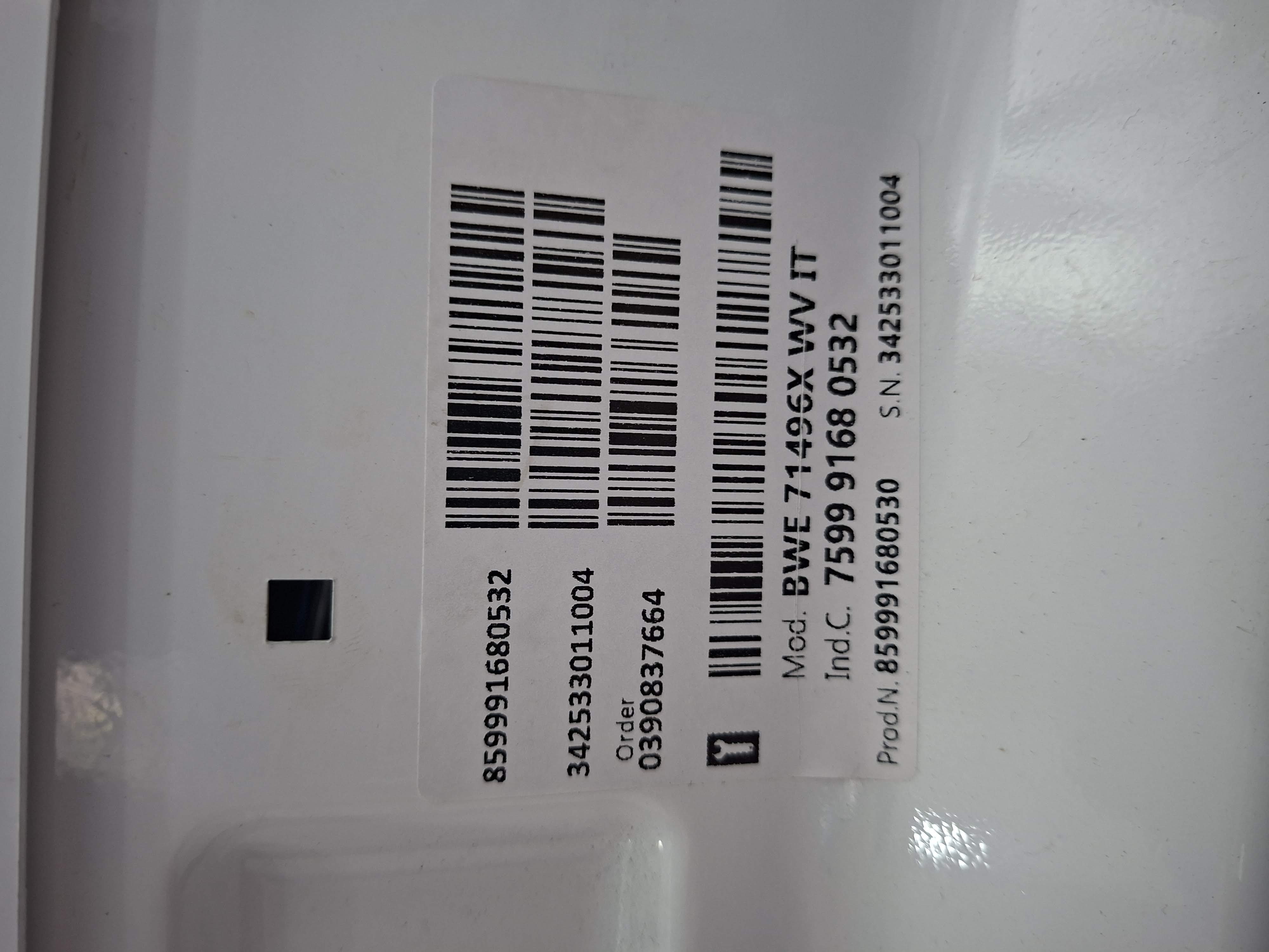 Veš mašina Indesit BWE 71496X WV IT , 7 kg