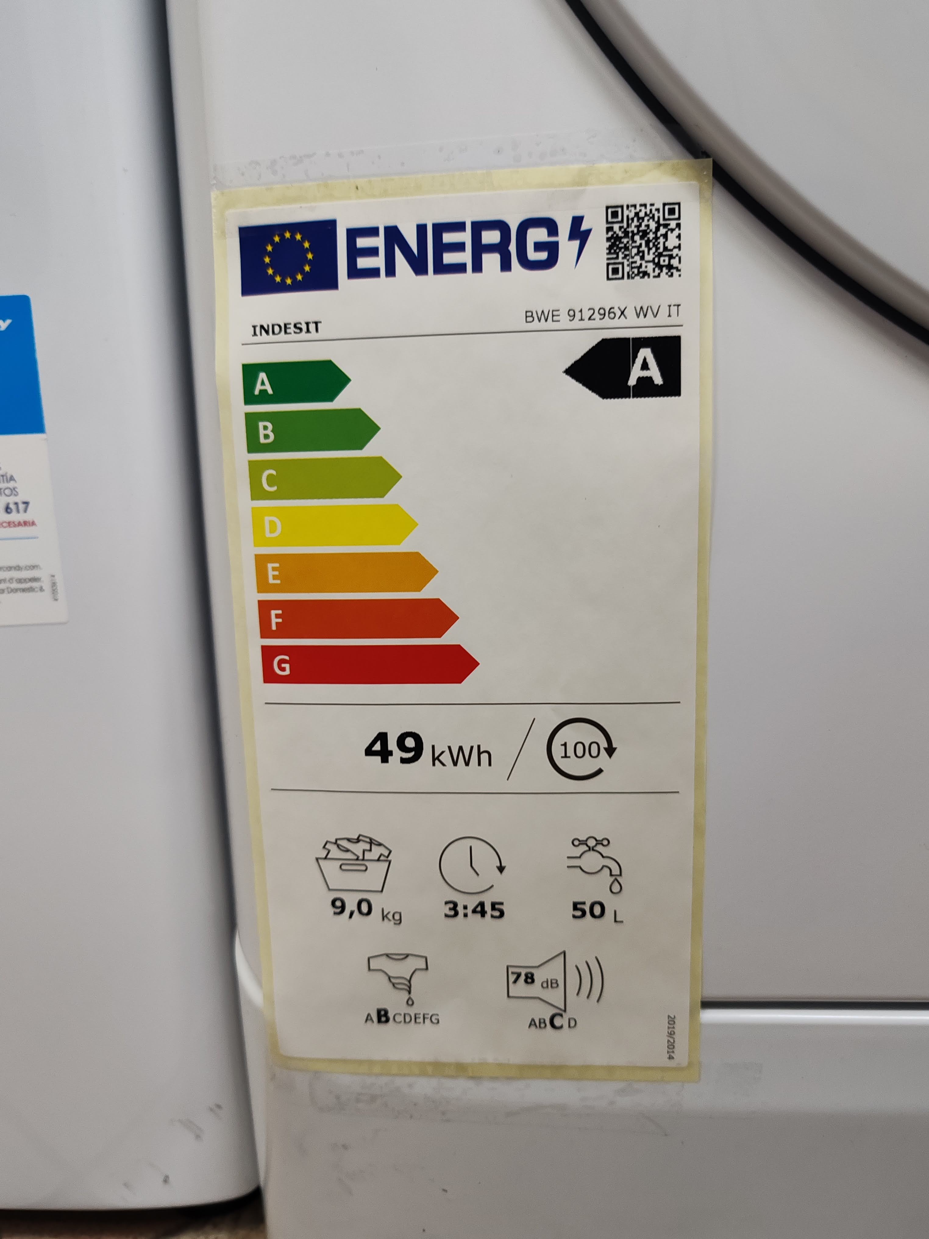 Veš mašina Indesit BWE 91296X WV IT, 9kg