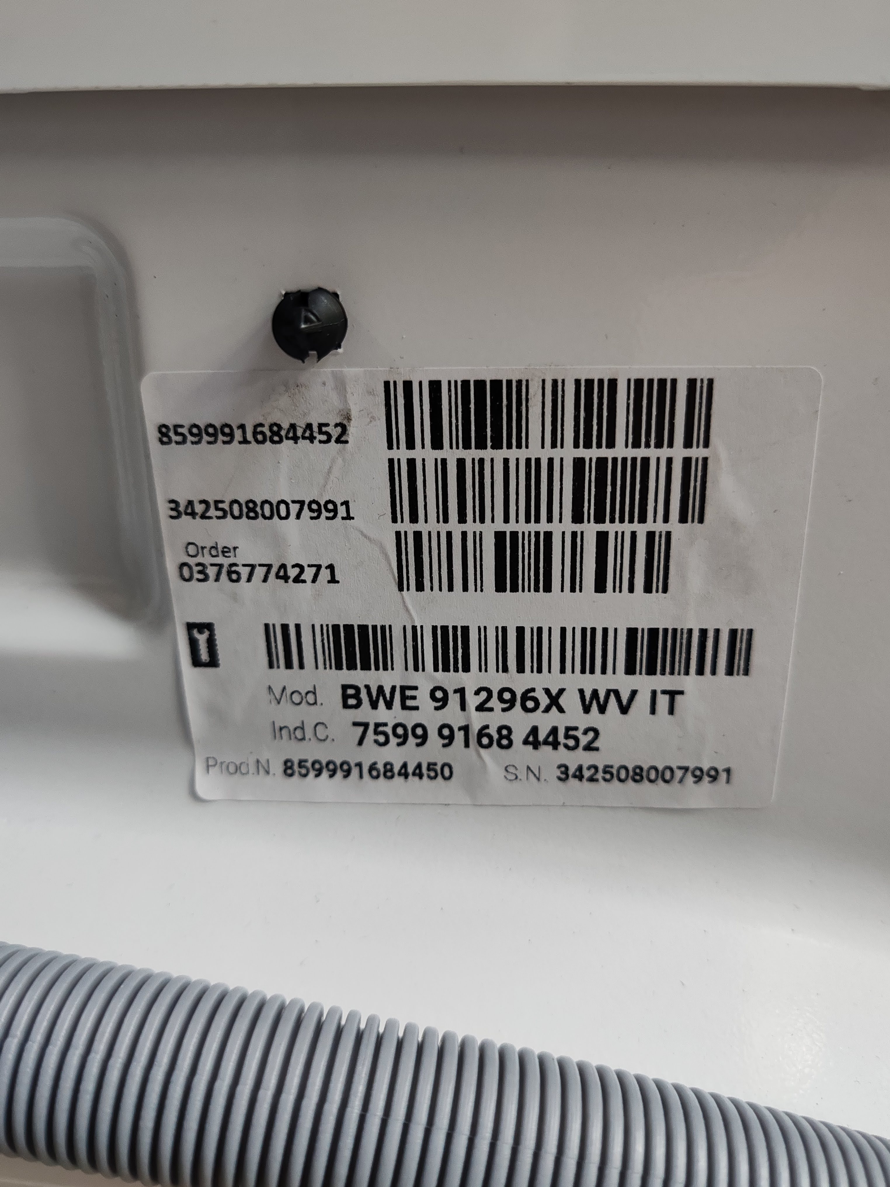 Veš mašina Indesit BWE 91296X WV IT, 9kg