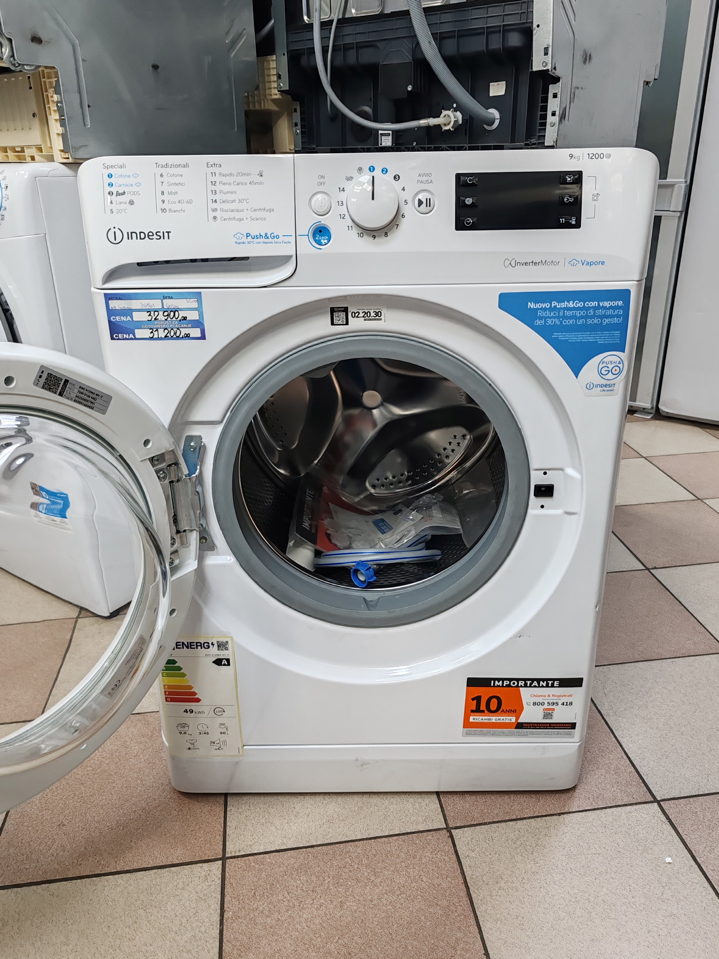 Veš mašina Indesit BWE 91296X WV IT, 9kg