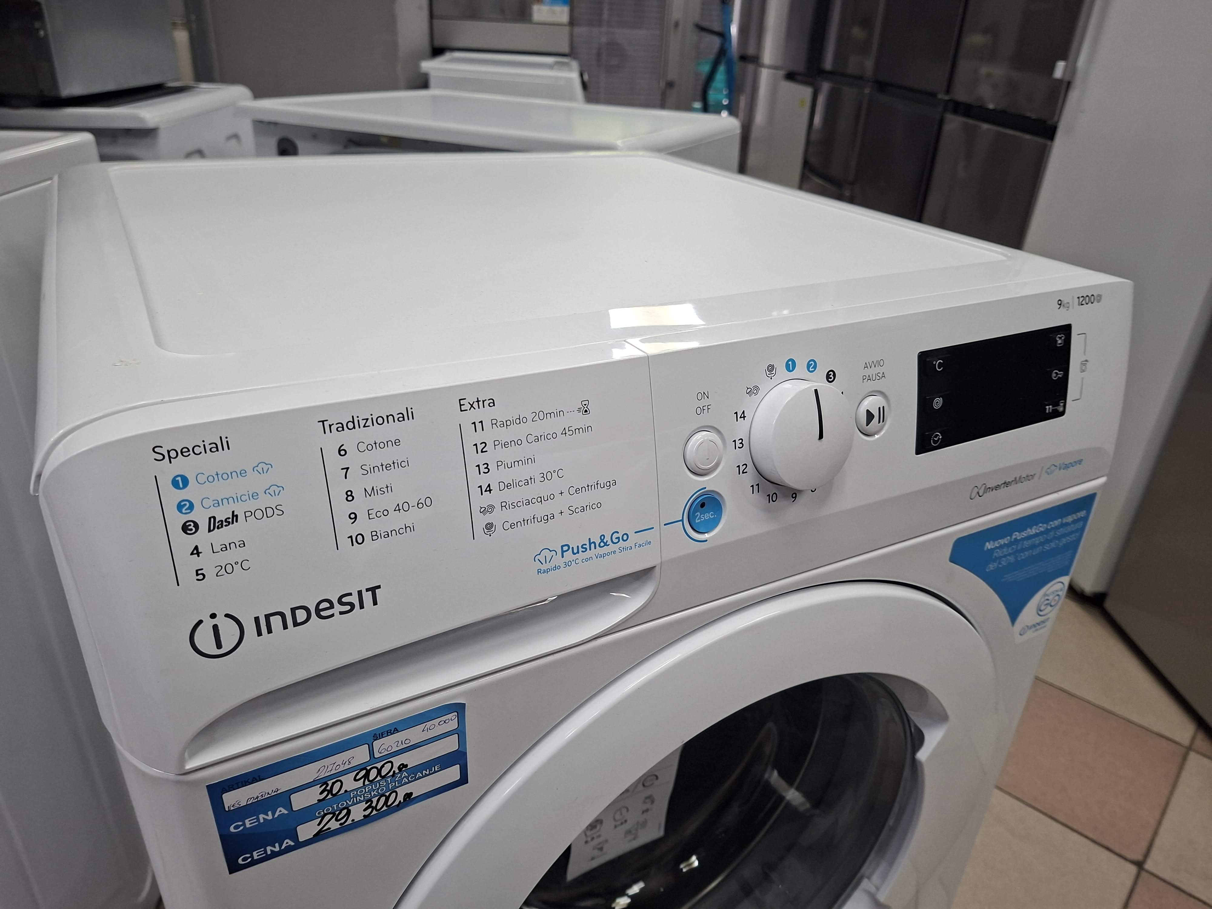 Veš mašina Indesit BWE 91296X WV IT, 9kg