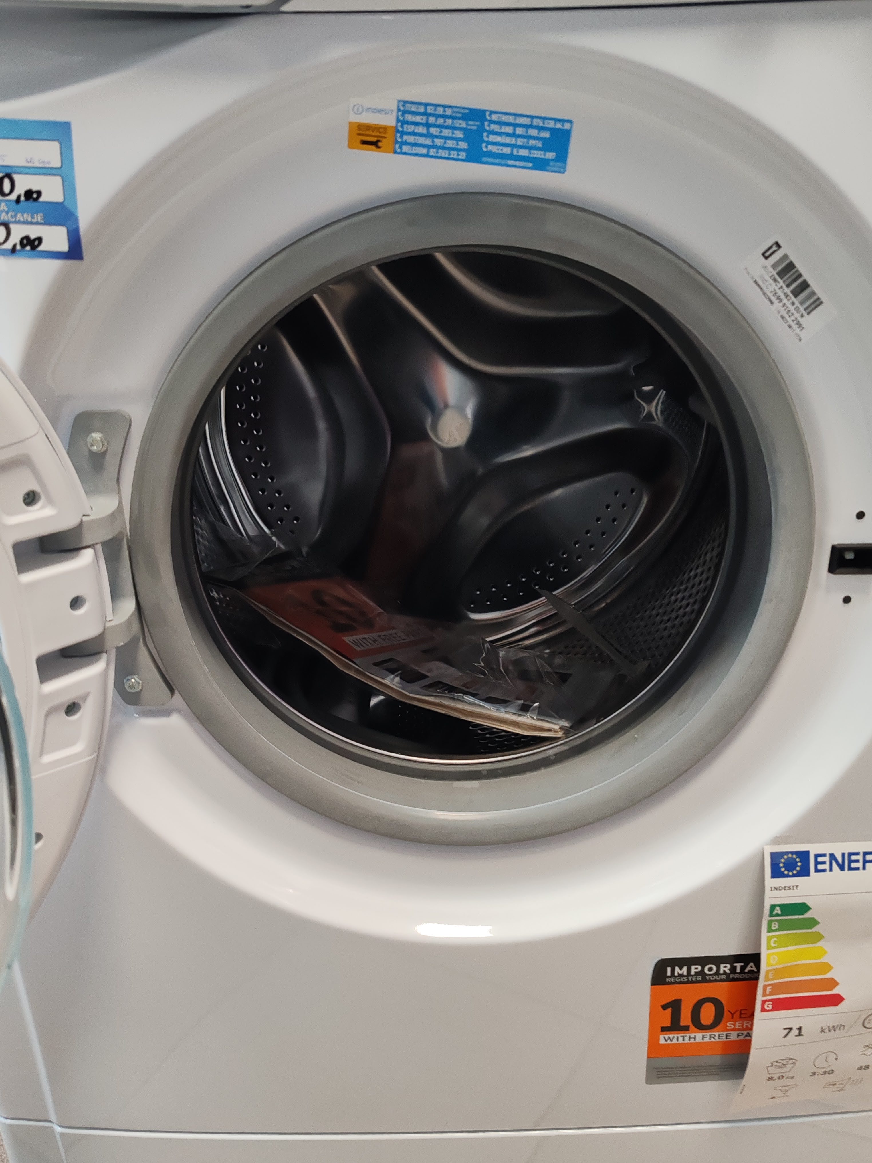 Veš mašina Indesit EWC 81483 W EU N , 8kg