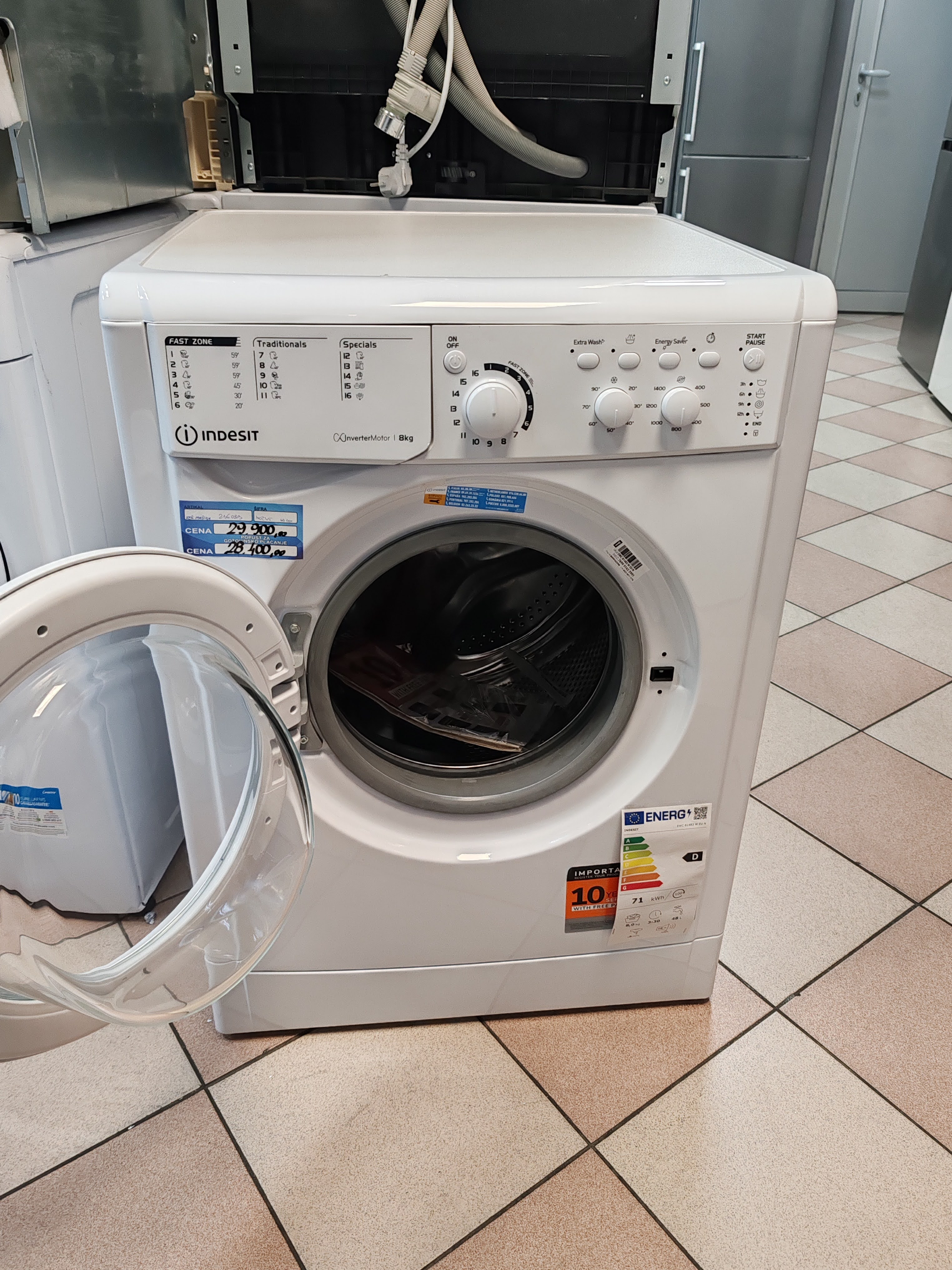 Veš mašina Indesit EWC 81483 W EU N , 8kg