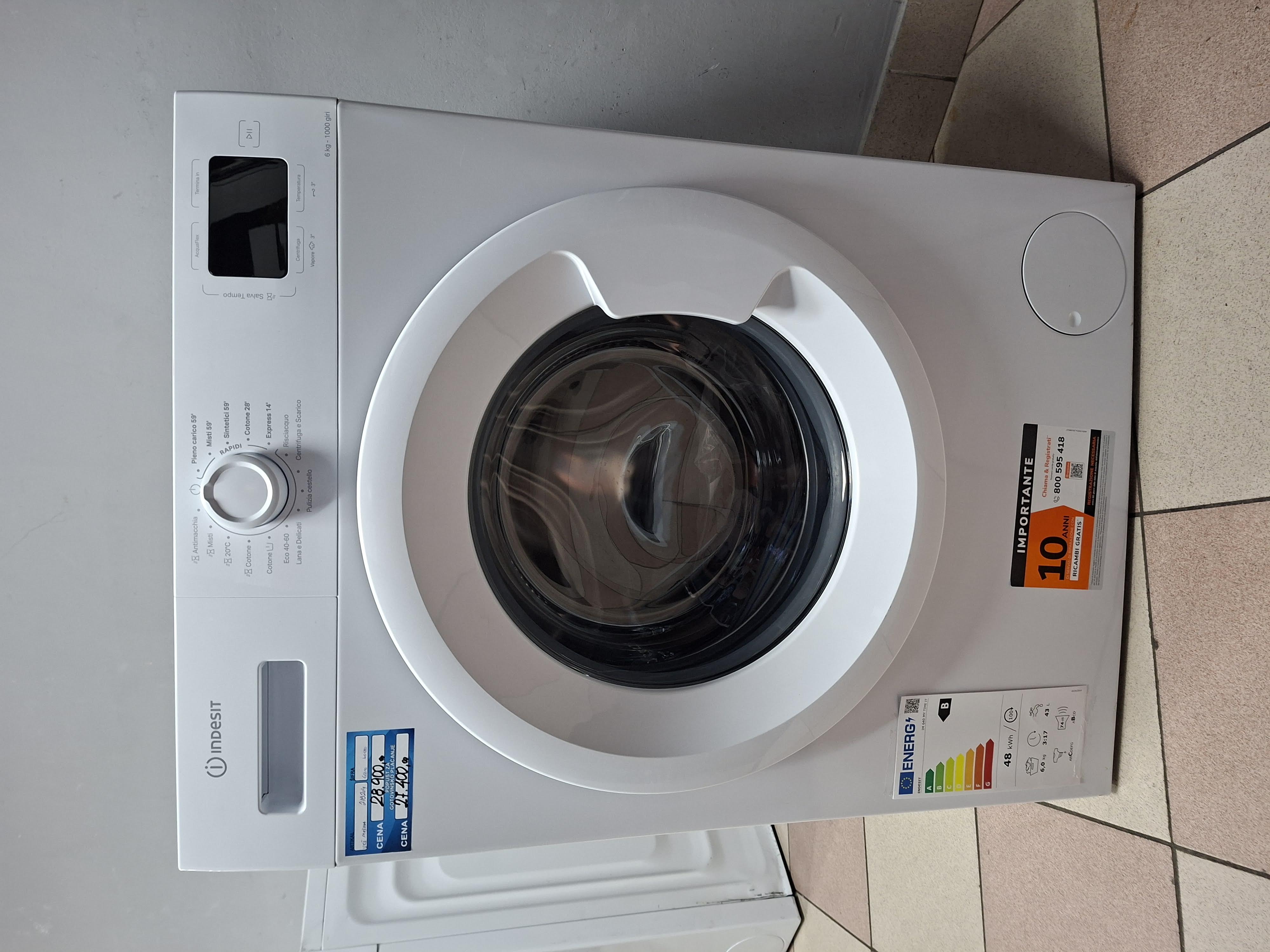 Veš mašina Indesit IM 640 MY TIME IT , 6 kg, slim