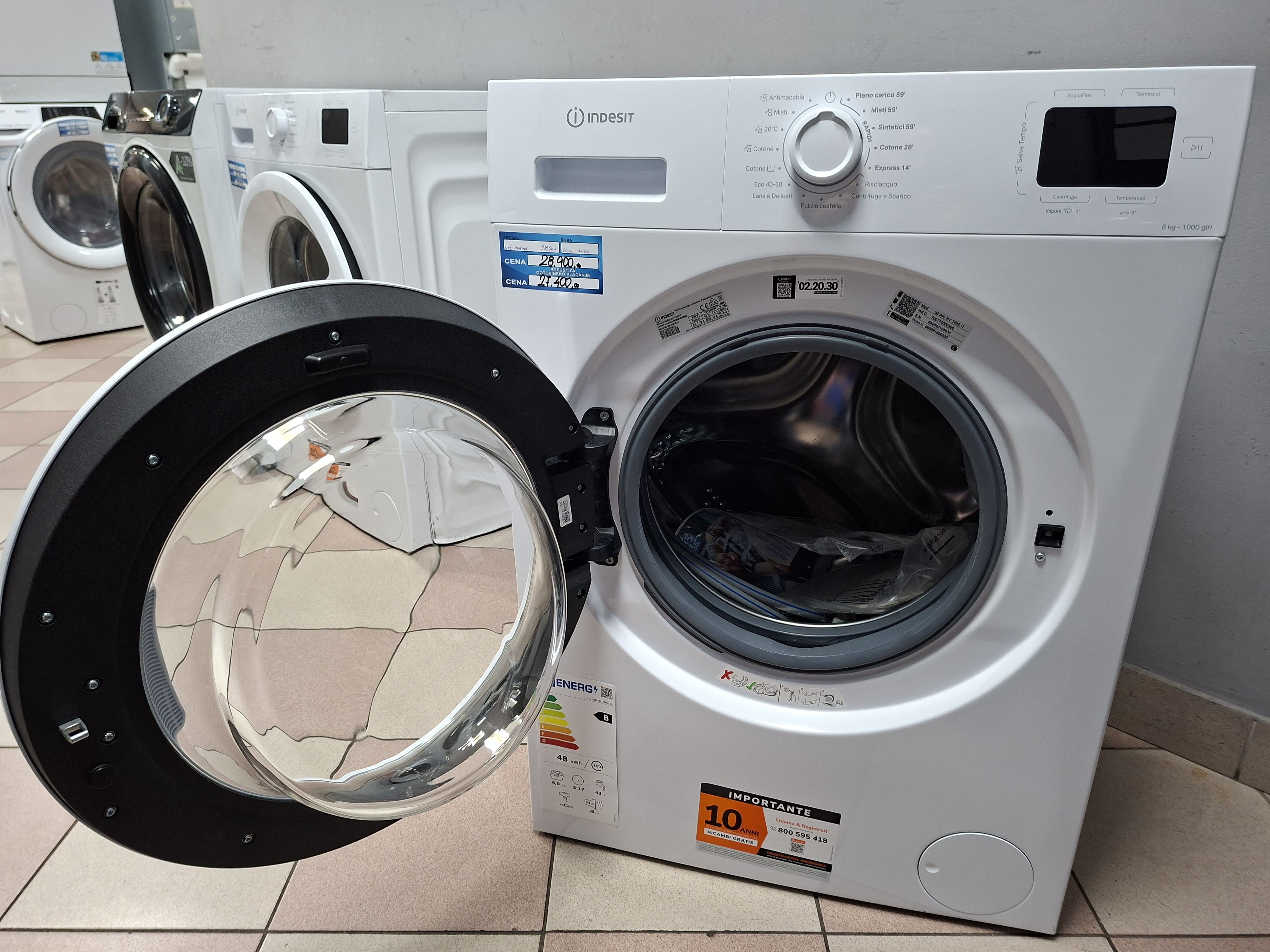Veš mašina Indesit IM 640 MY TIME IT (2) , 6 kg, slim