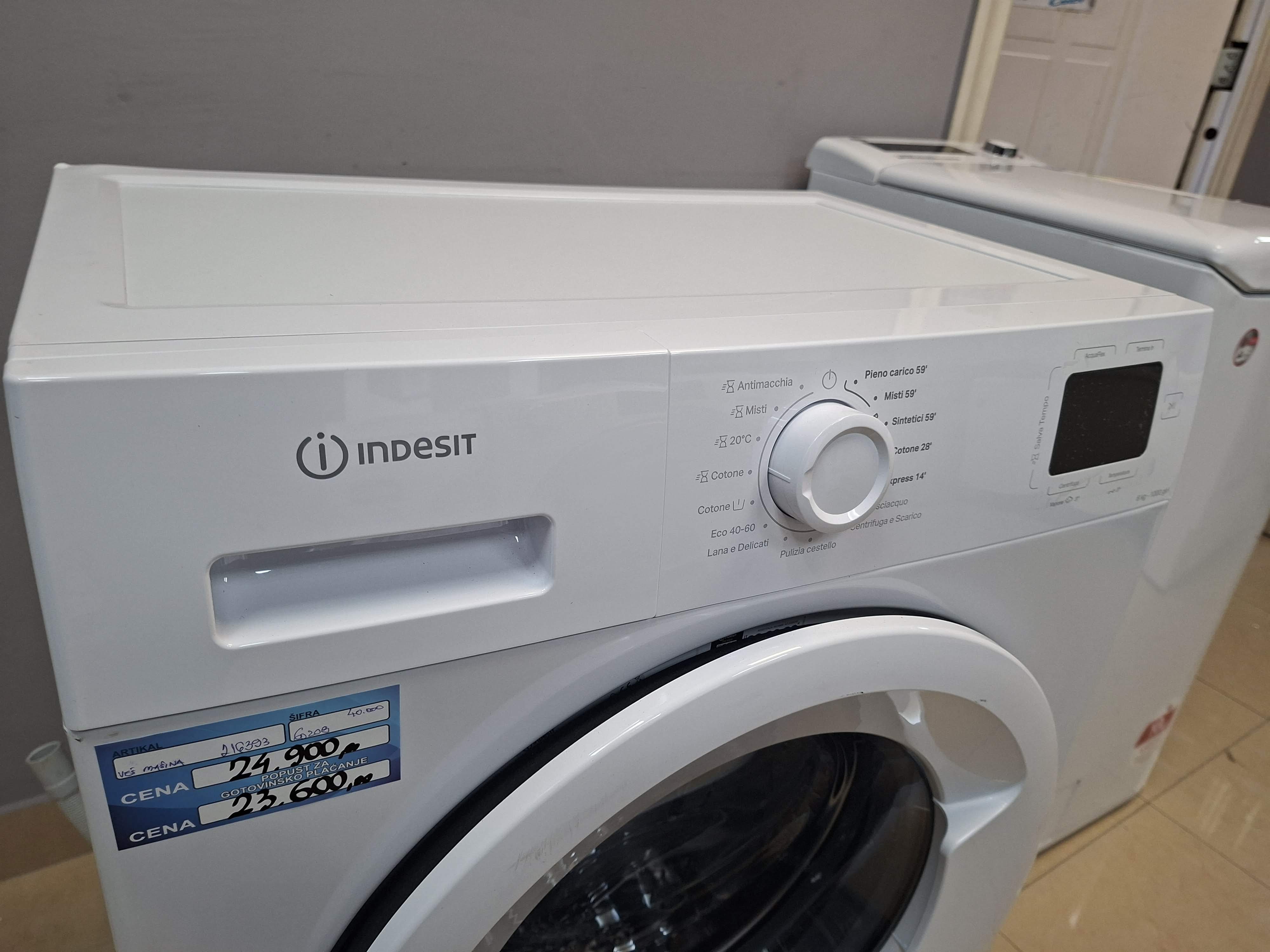 Veš mašina Indesit IM 640 MY TIME IT , 6 kg.
