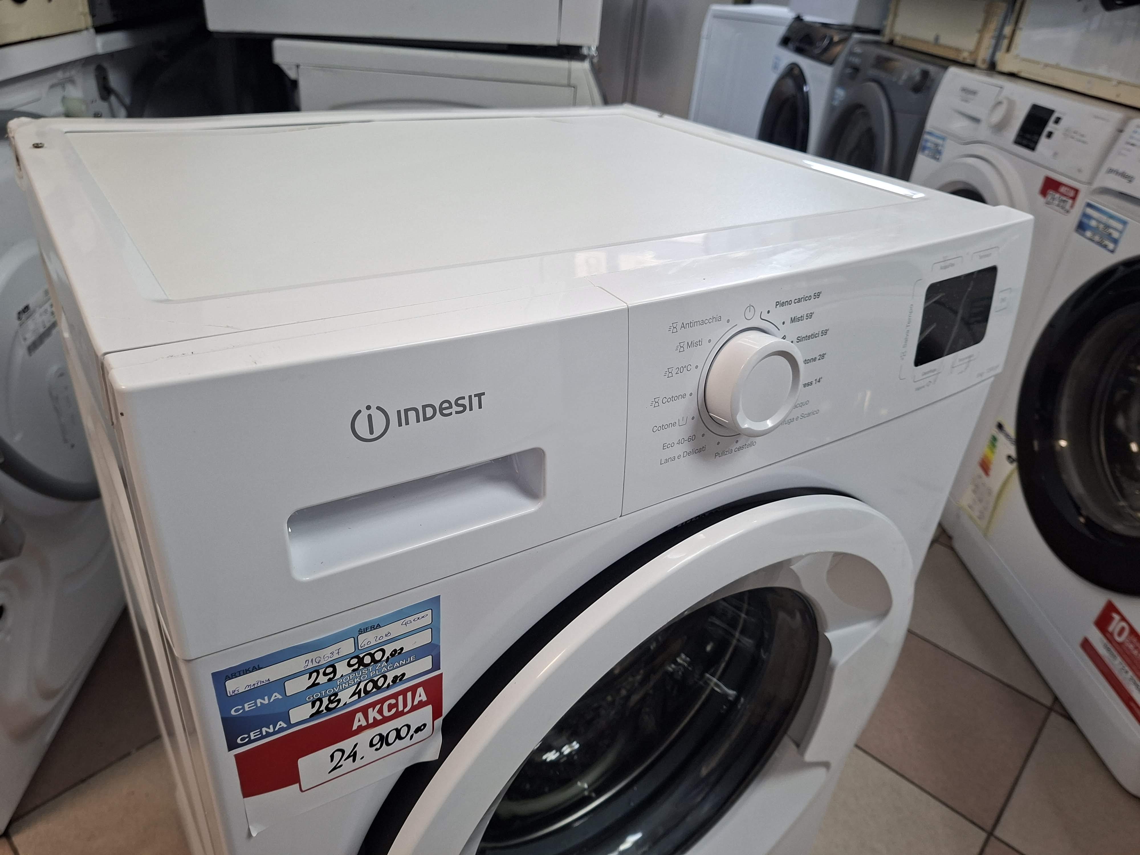 Veš mašina Indesit IM 862 MY TIME IT , 8 kg.
