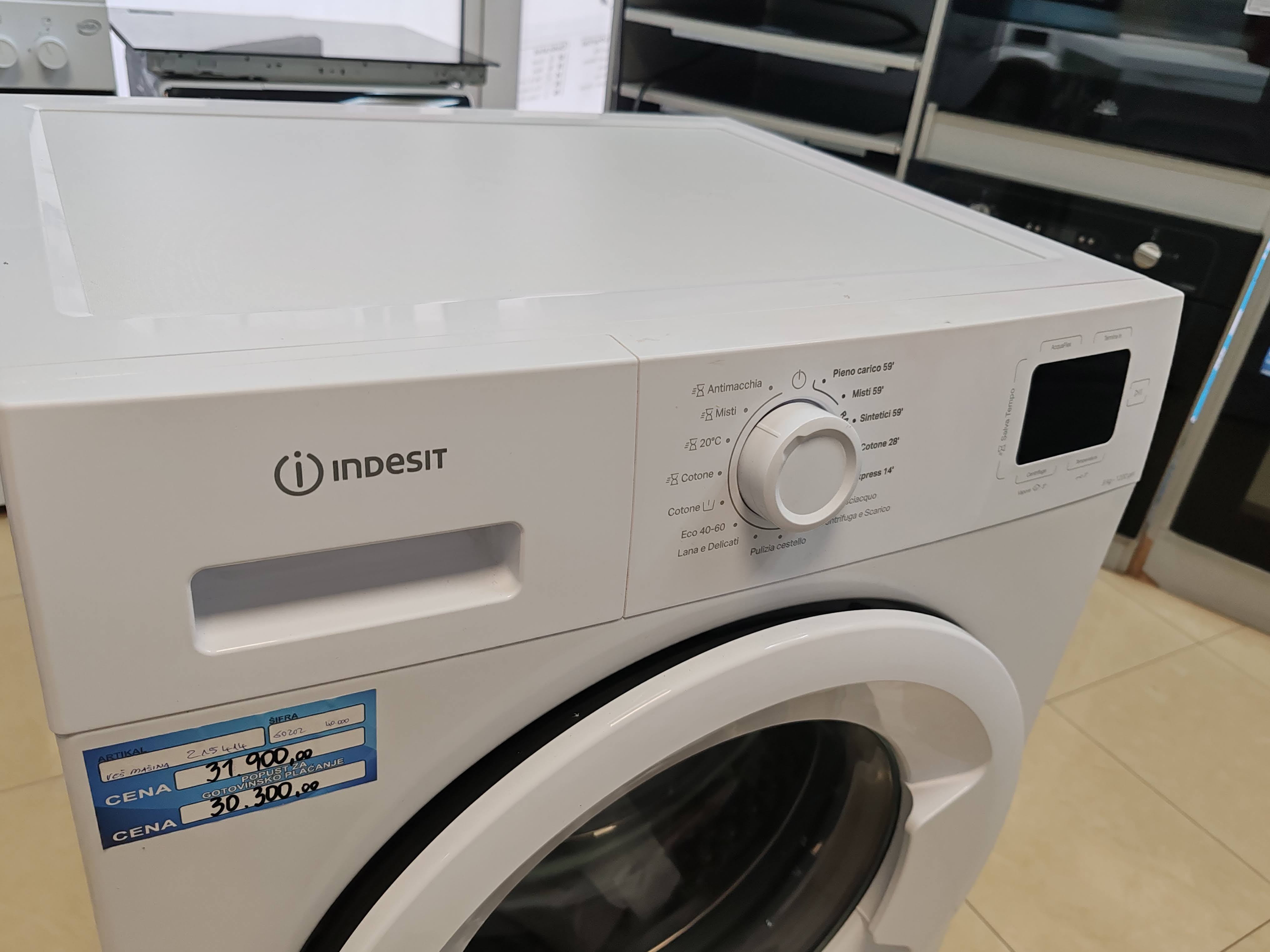 Veš mašina Indesit IM 962 MY TIME IT, 9 kg.
