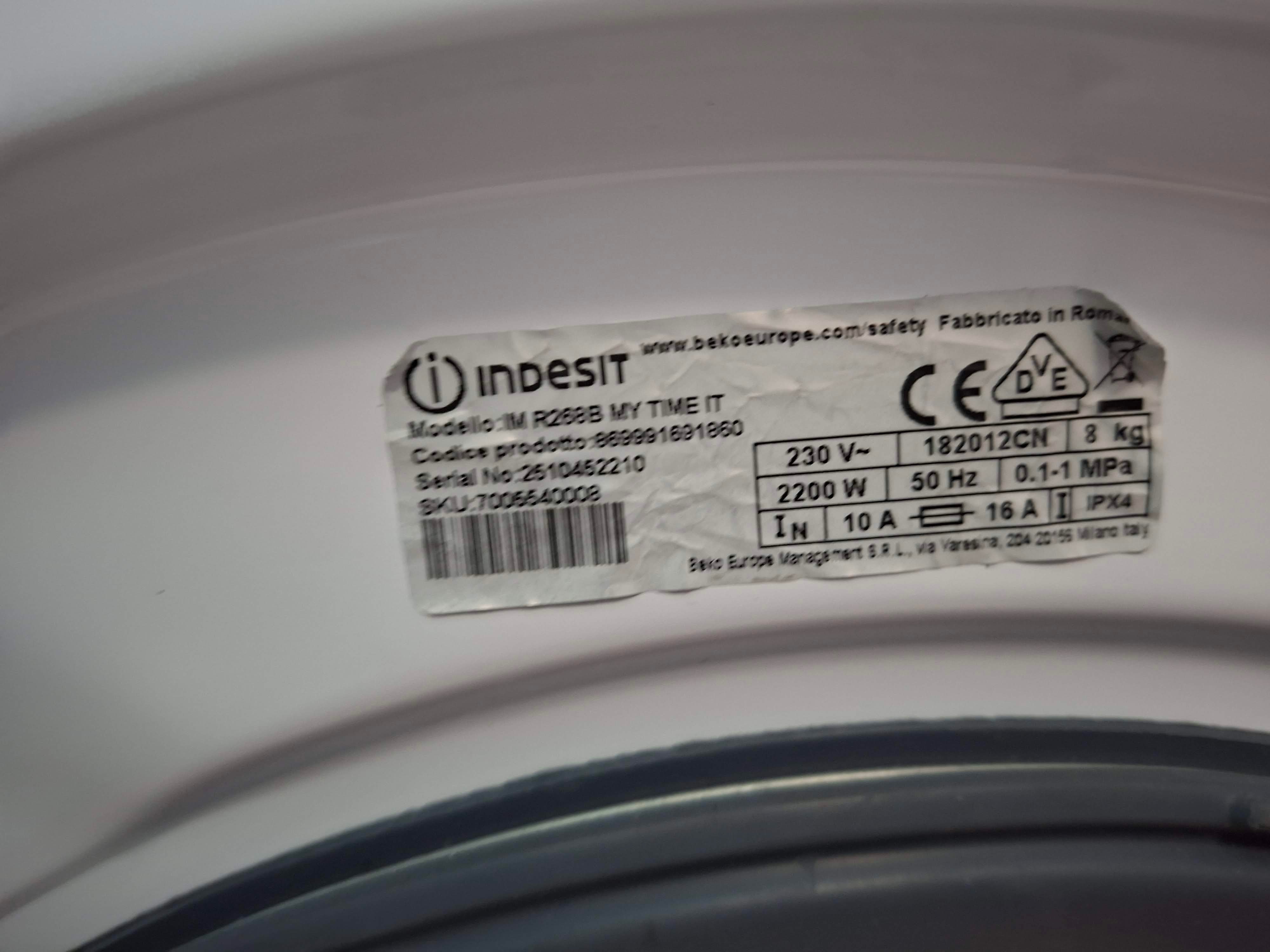 Veš mašina Indesit IM R268B MY TIME IT (2) , 8 kg
