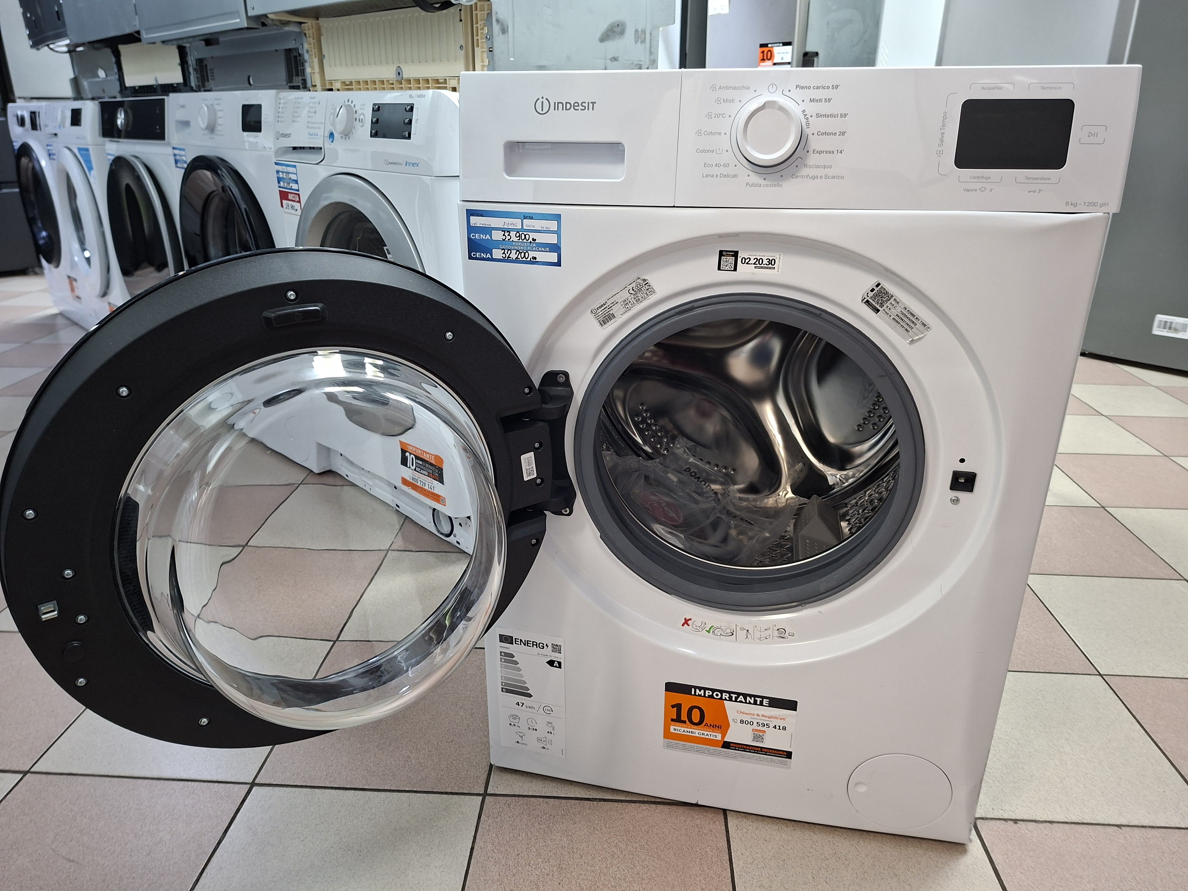 Veš mašina Indesit IM R268B MY TIME IT (2) , 8 kg