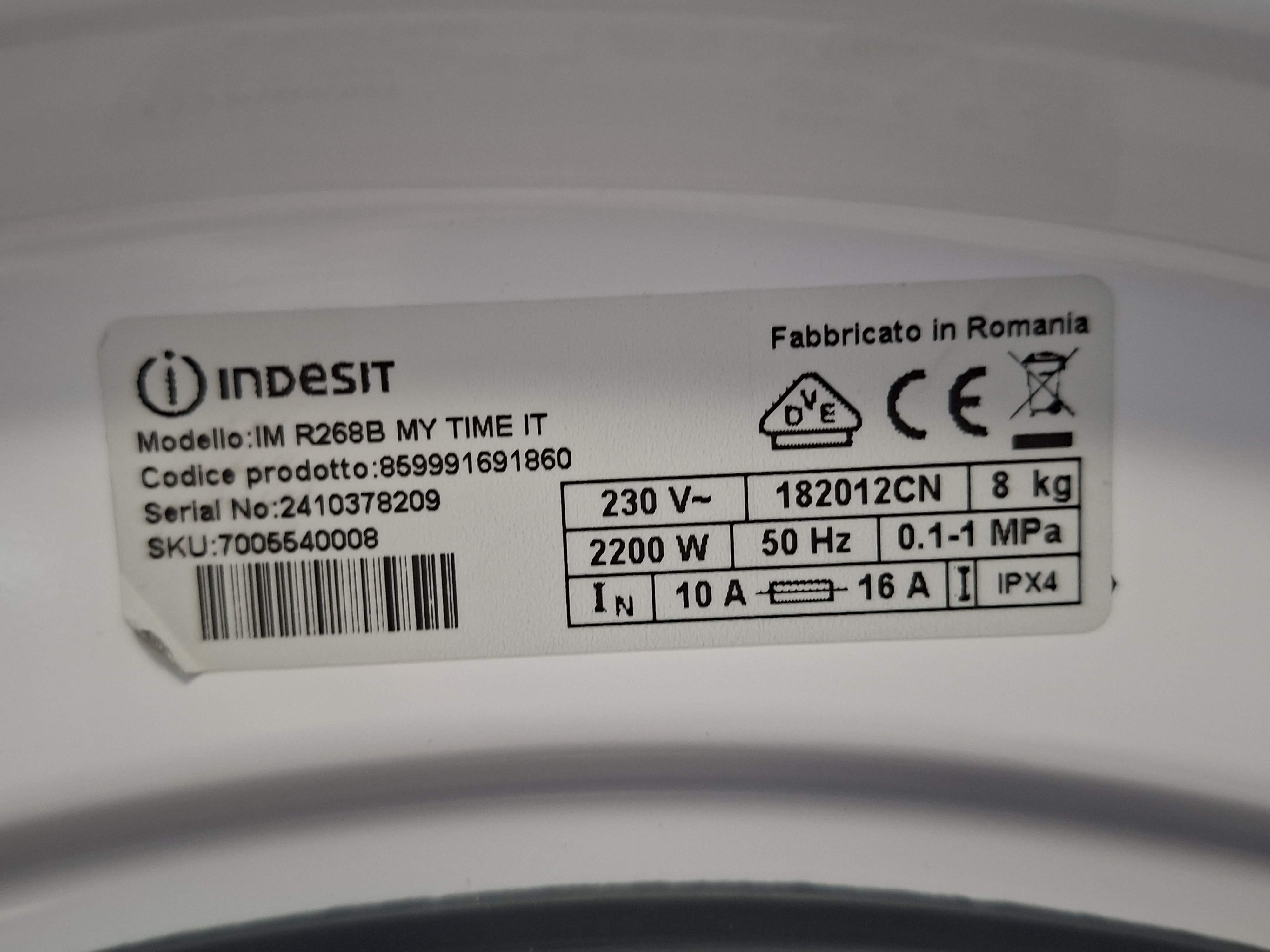 Veš mašina Indesit IM R268B MY TIME IT , 8 kg