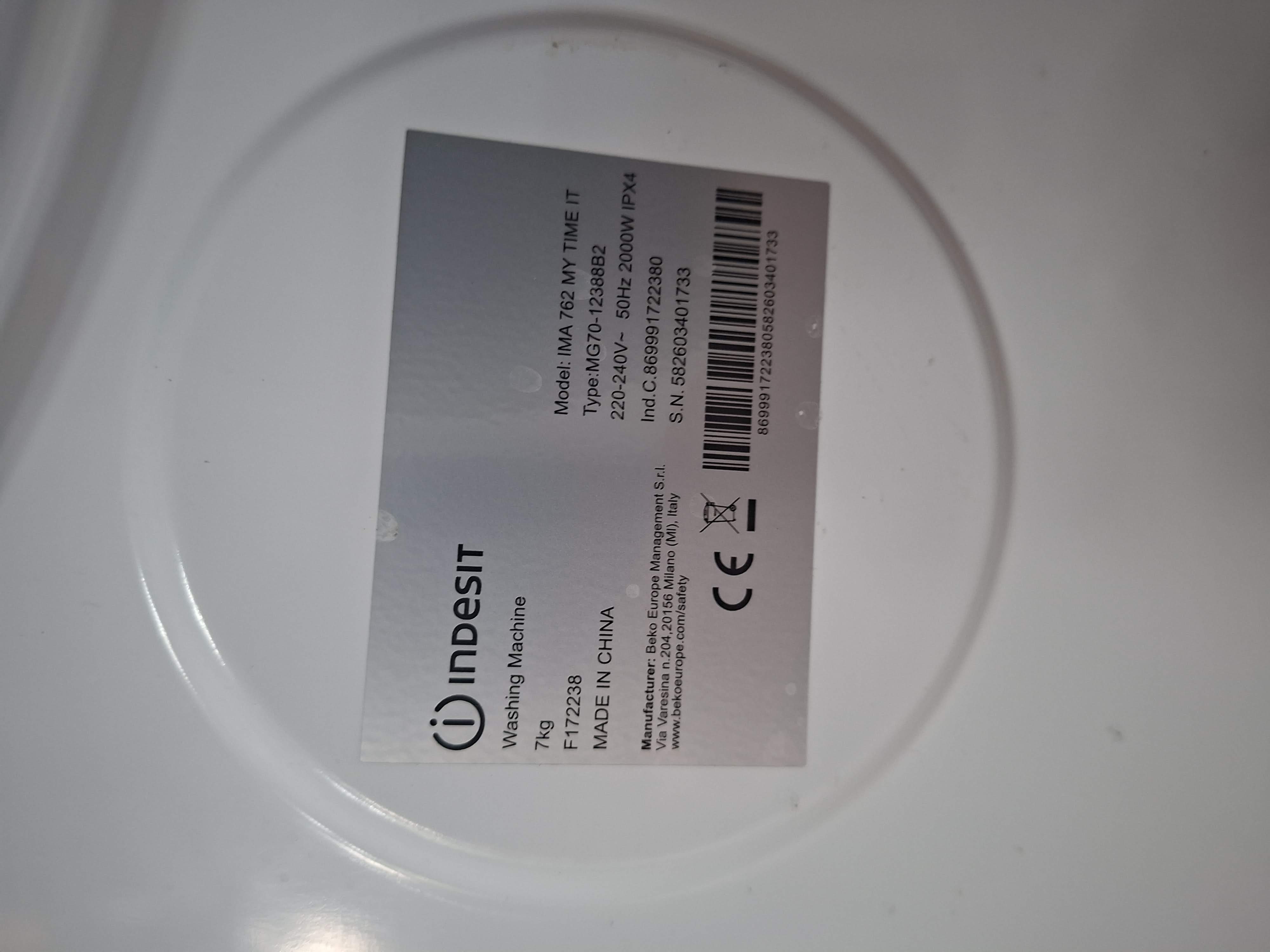 Veš Mašina Indesit IMA 762 MY TIME IT (2) , 7 kg, slim