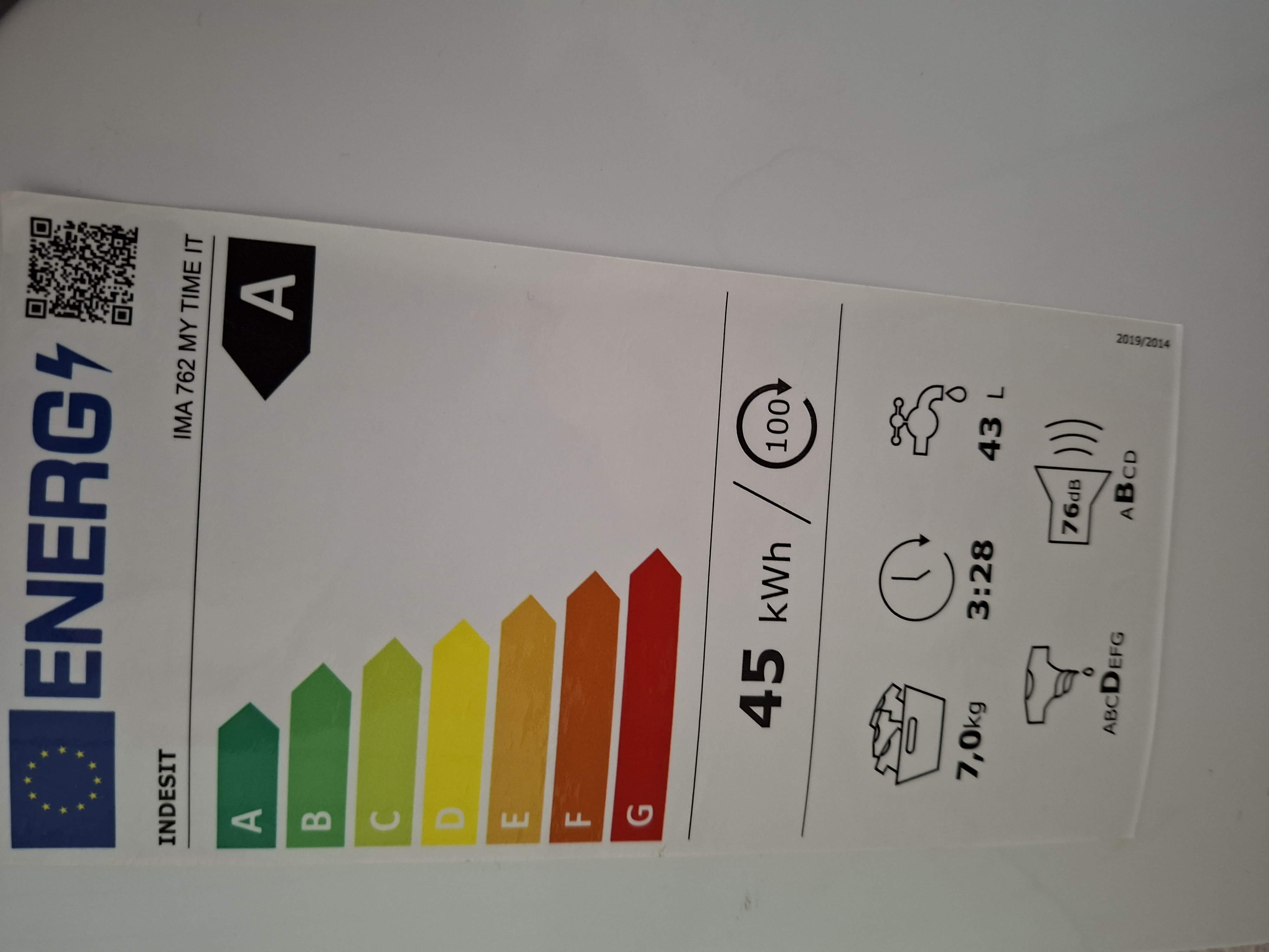 Veš mašina Indesit IMA 762 MY TIME IT (3) , 7 kg, slim