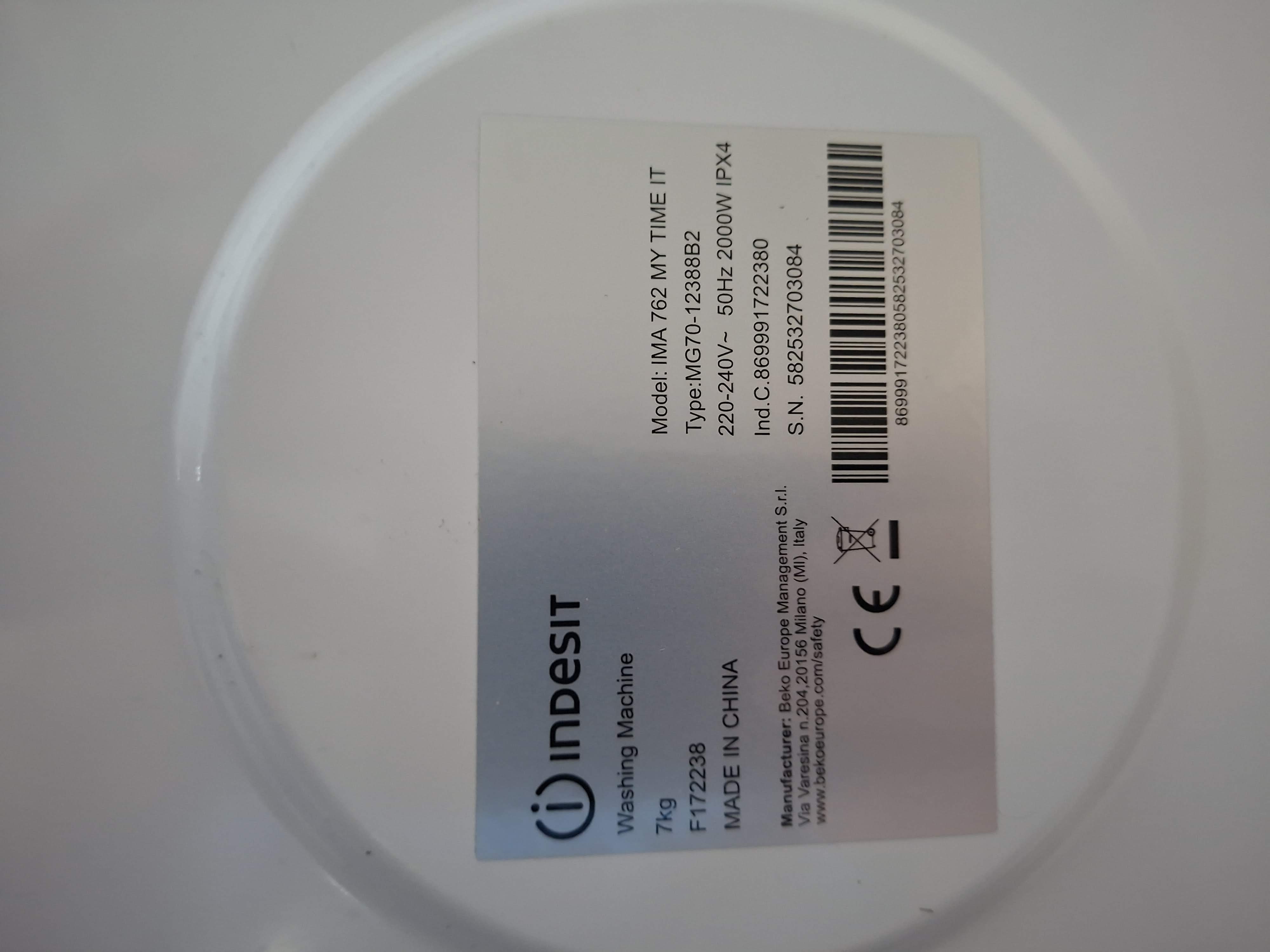 Veš Mašina Indesit IMA 762 MY TIME IT , 7 kg, slim