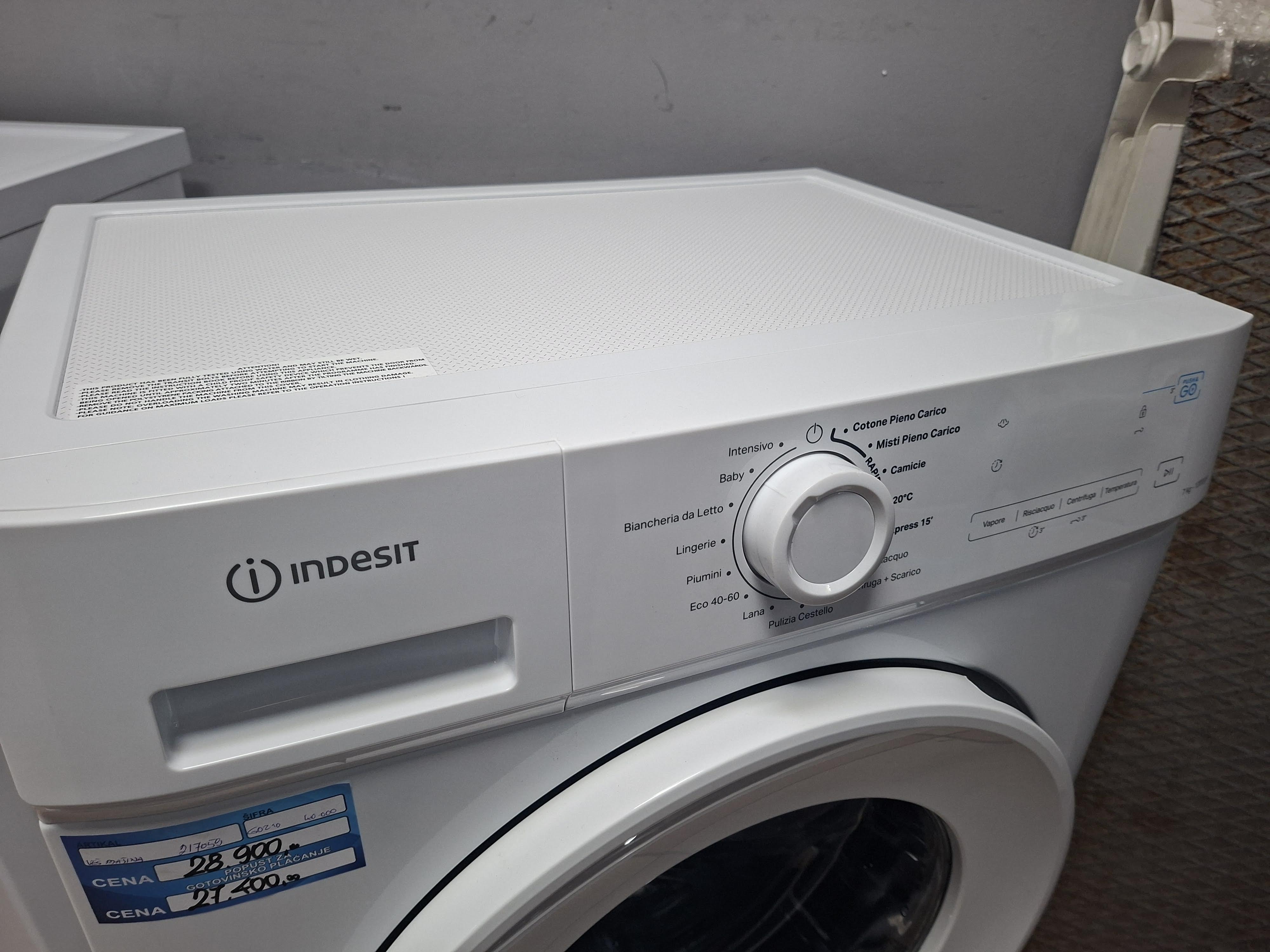 Veš Mašina Indesit IMA 762 MY TIME IT , 7 kg, slim