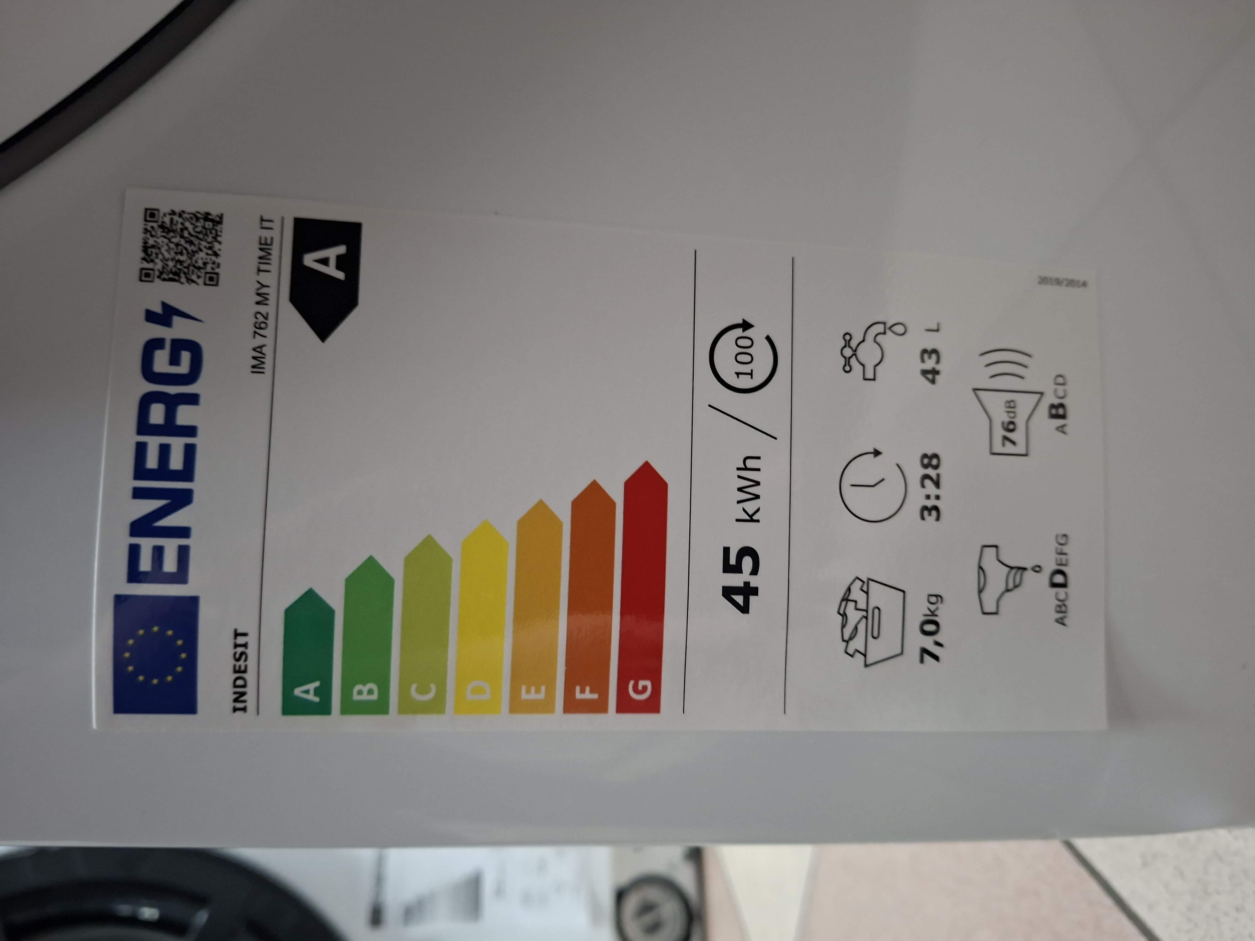 Veš Mašina Indesit IMA 762 MY TIME IT , 7 kg, slim