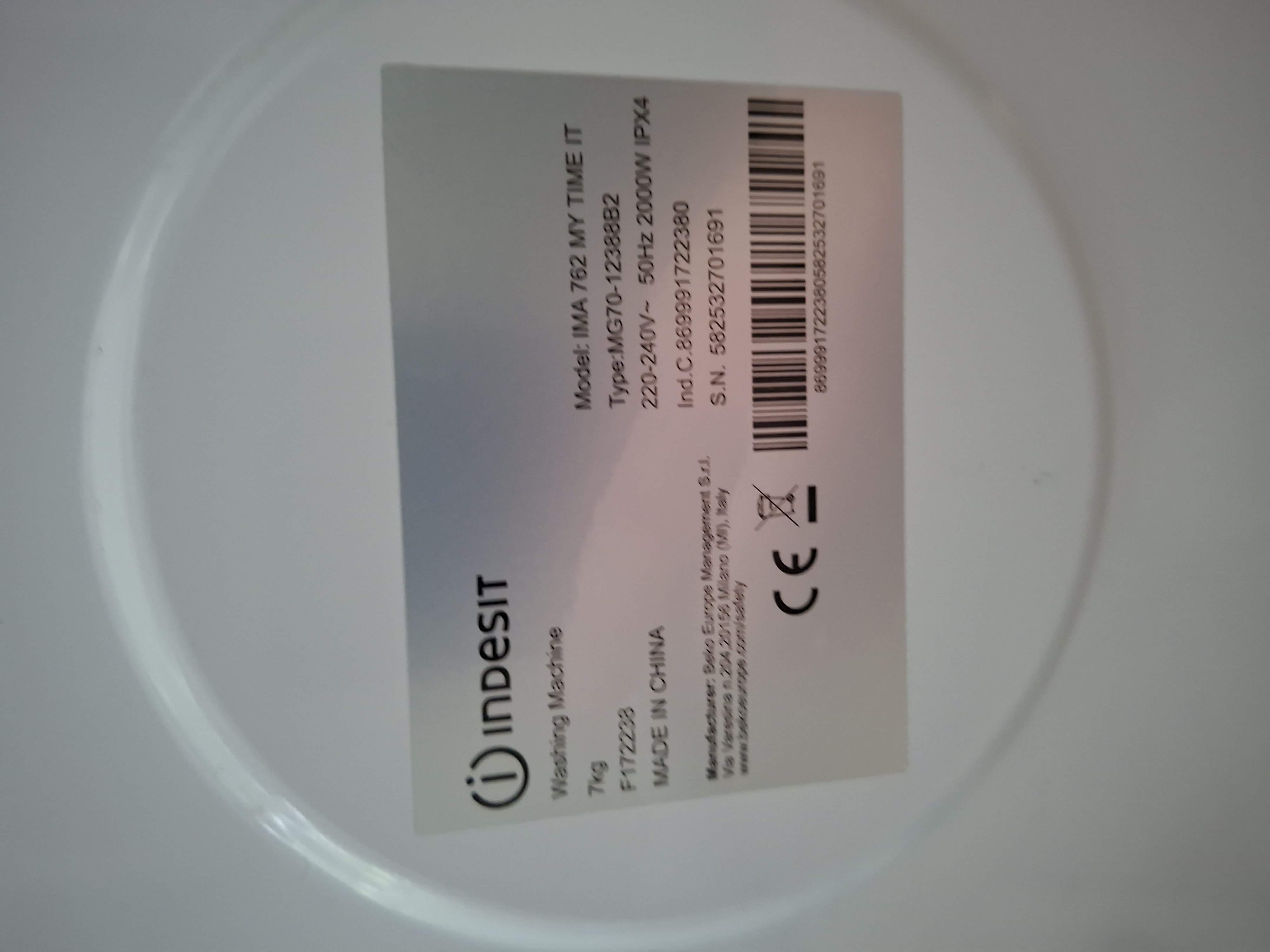 Veš Mašina Indesit IMA 762 MY TIME IT , 7 kg, slim