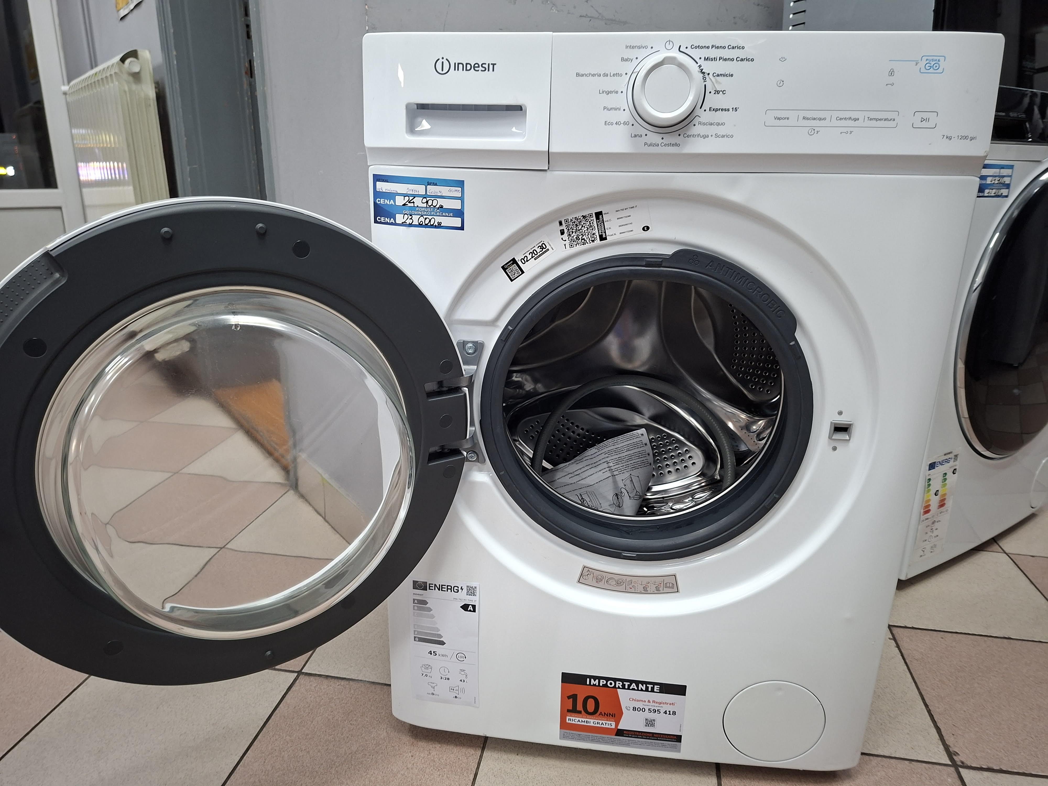 Veš Mašina Indesit IMA 762 MY TIME IT , 7 kg, slim