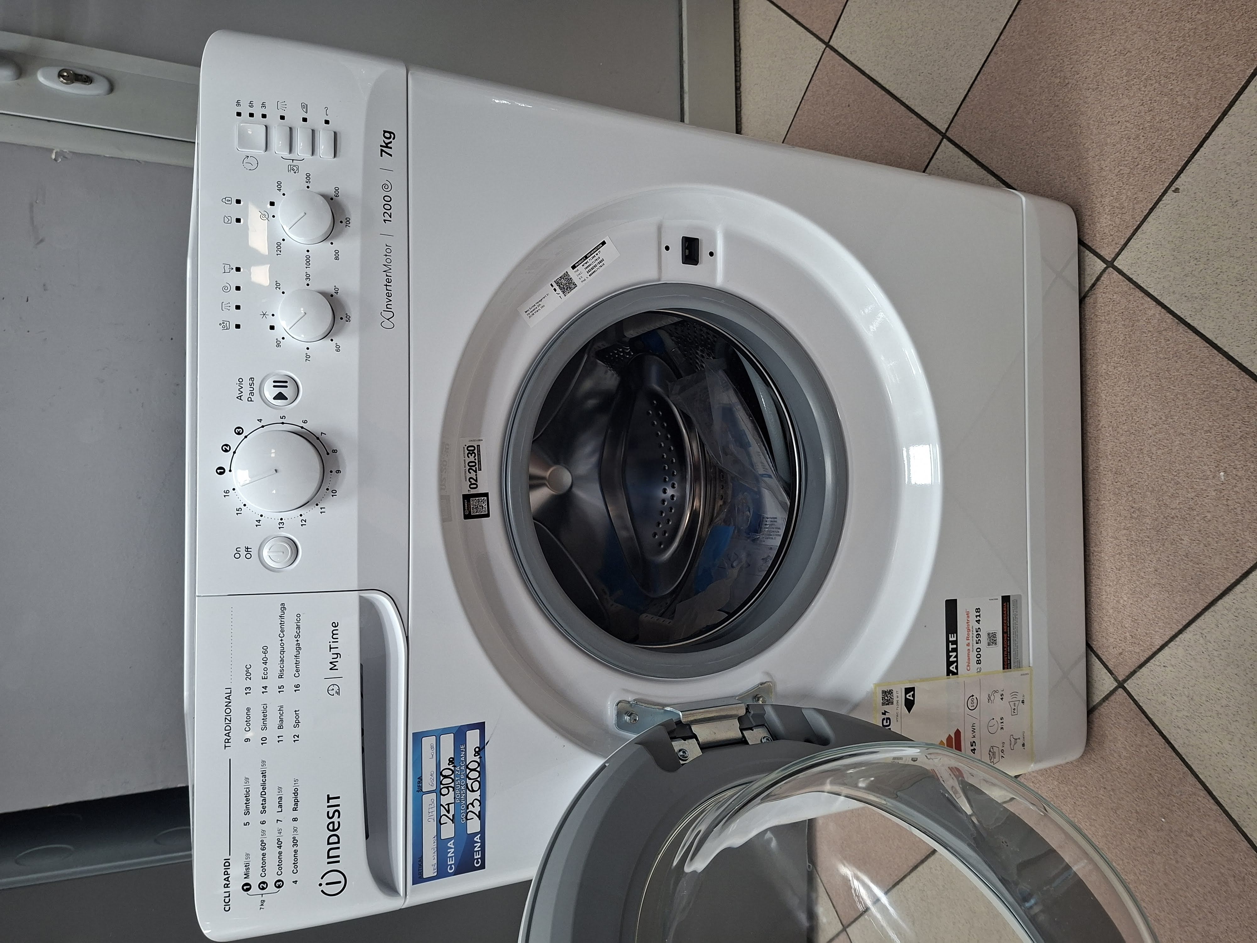 Veš mašina Indesit MTWC 71296 W IT , 7 kg.