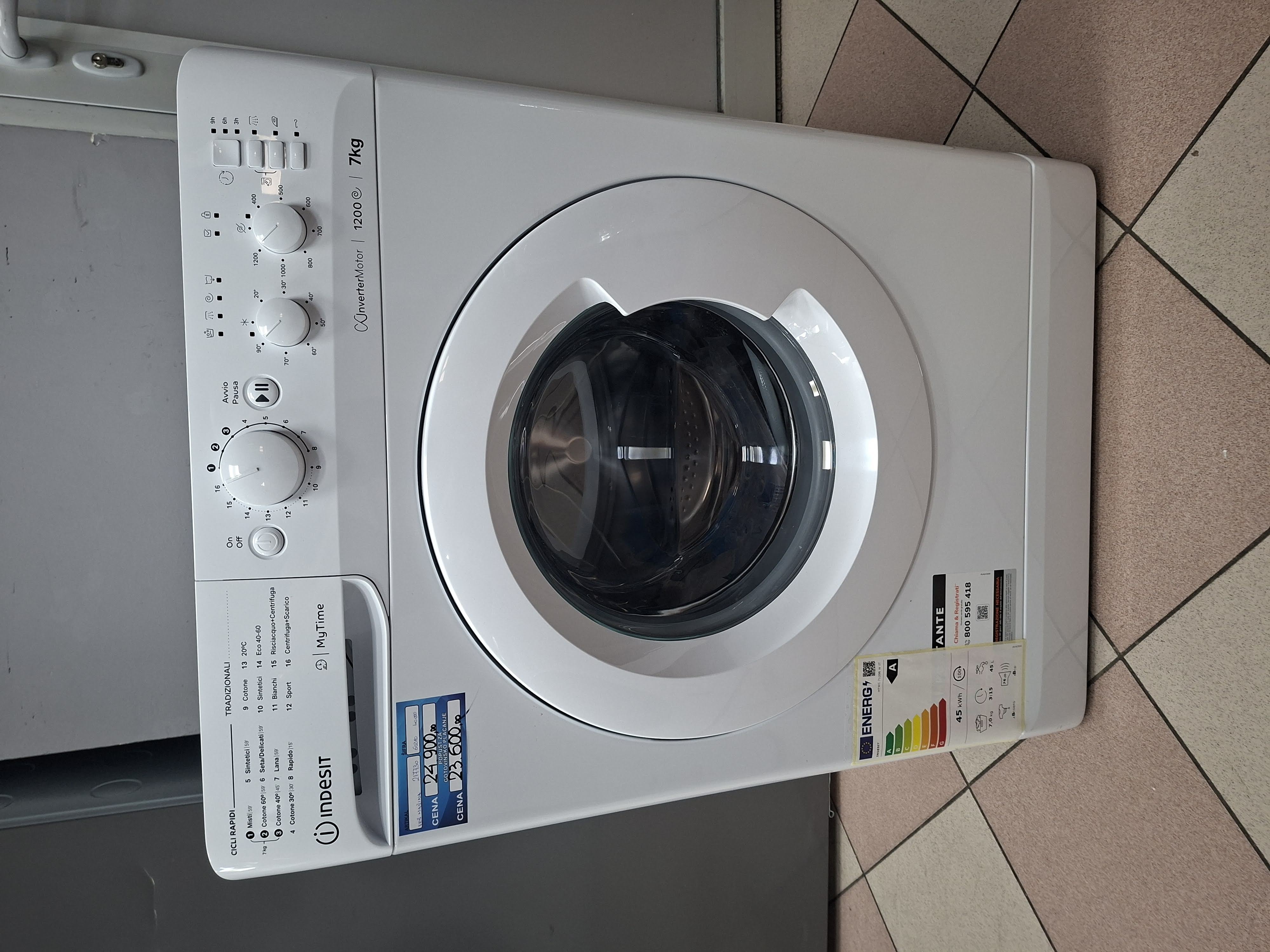 Veš mašina Indesit MTWC 71296 W IT , 7 kg.