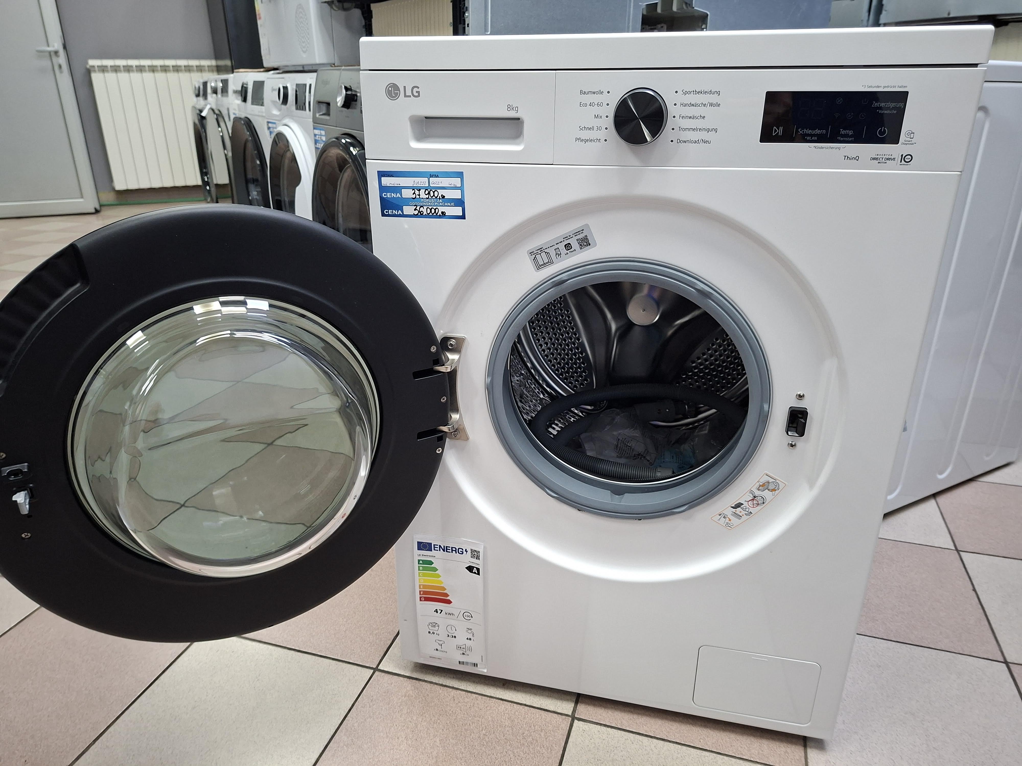 Veš mašina LG F4WB308Y, 8 kg