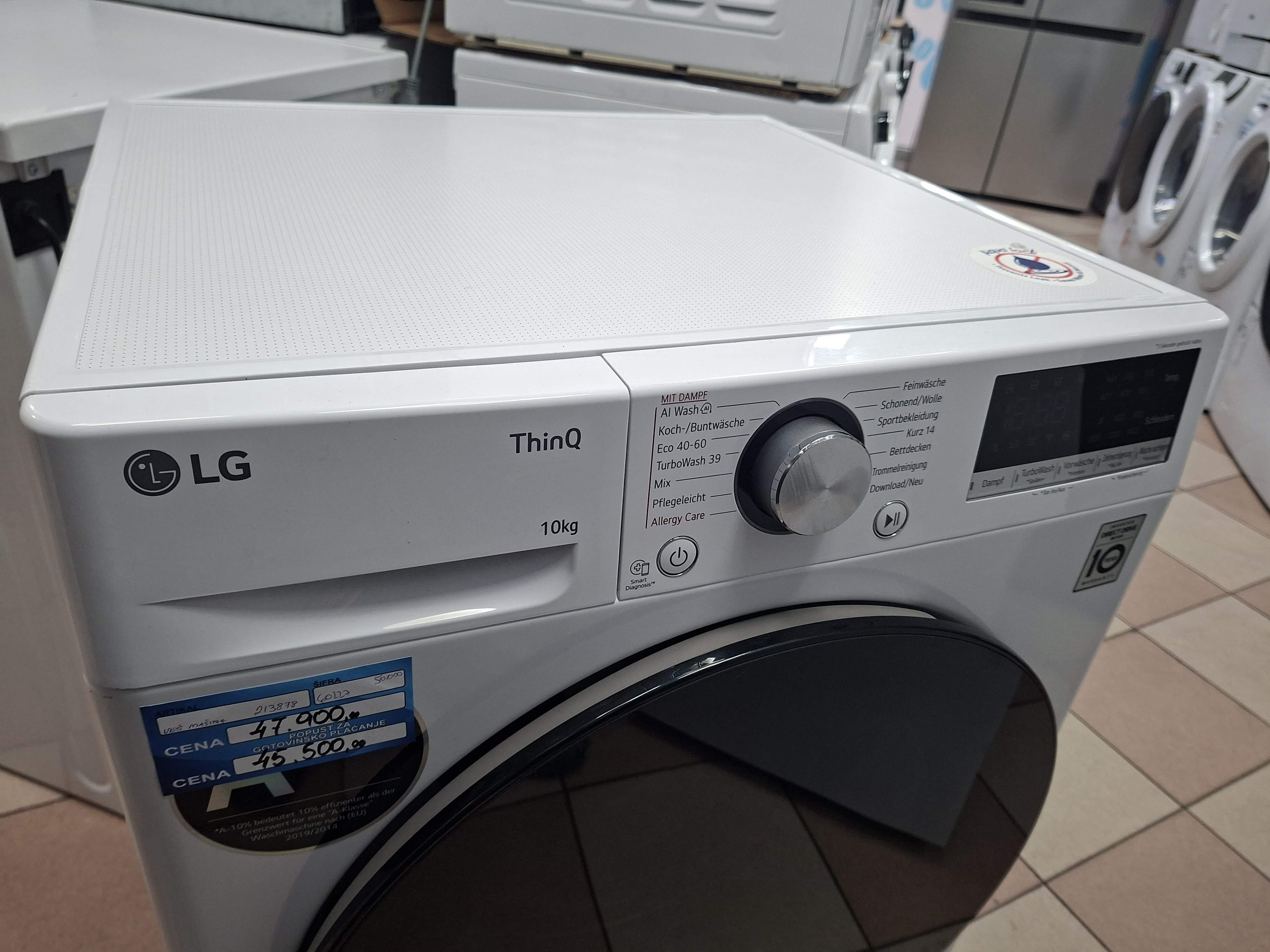 Veš mašina LG F4WR700Y , 10 kg