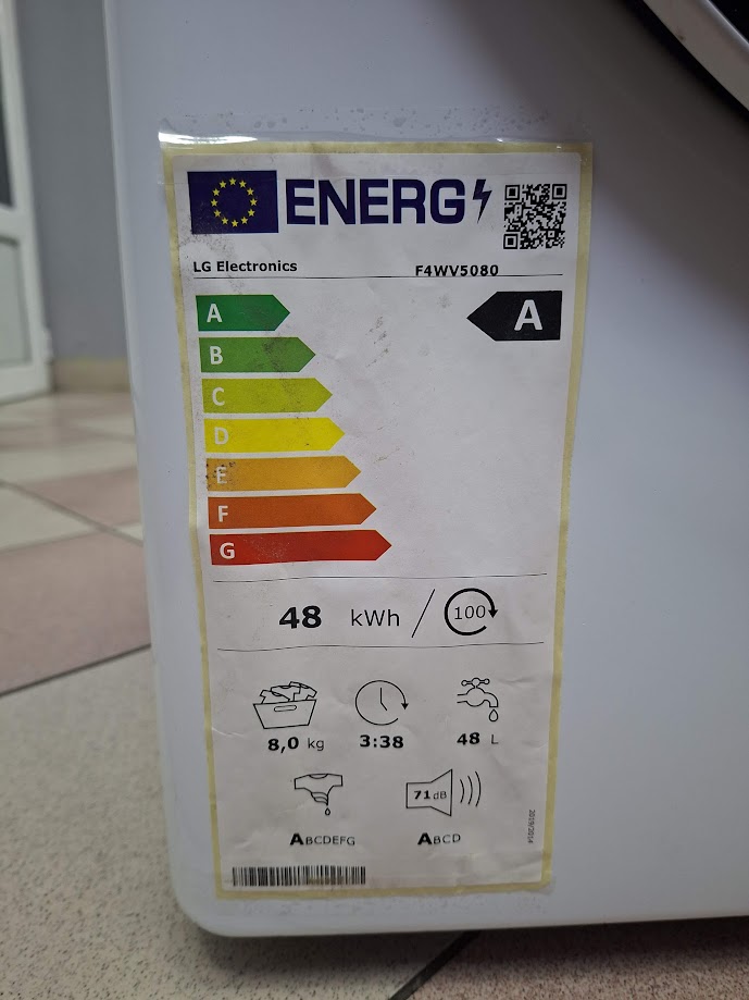 Veš mašina LG F4WV5080/01 , 8 kg
