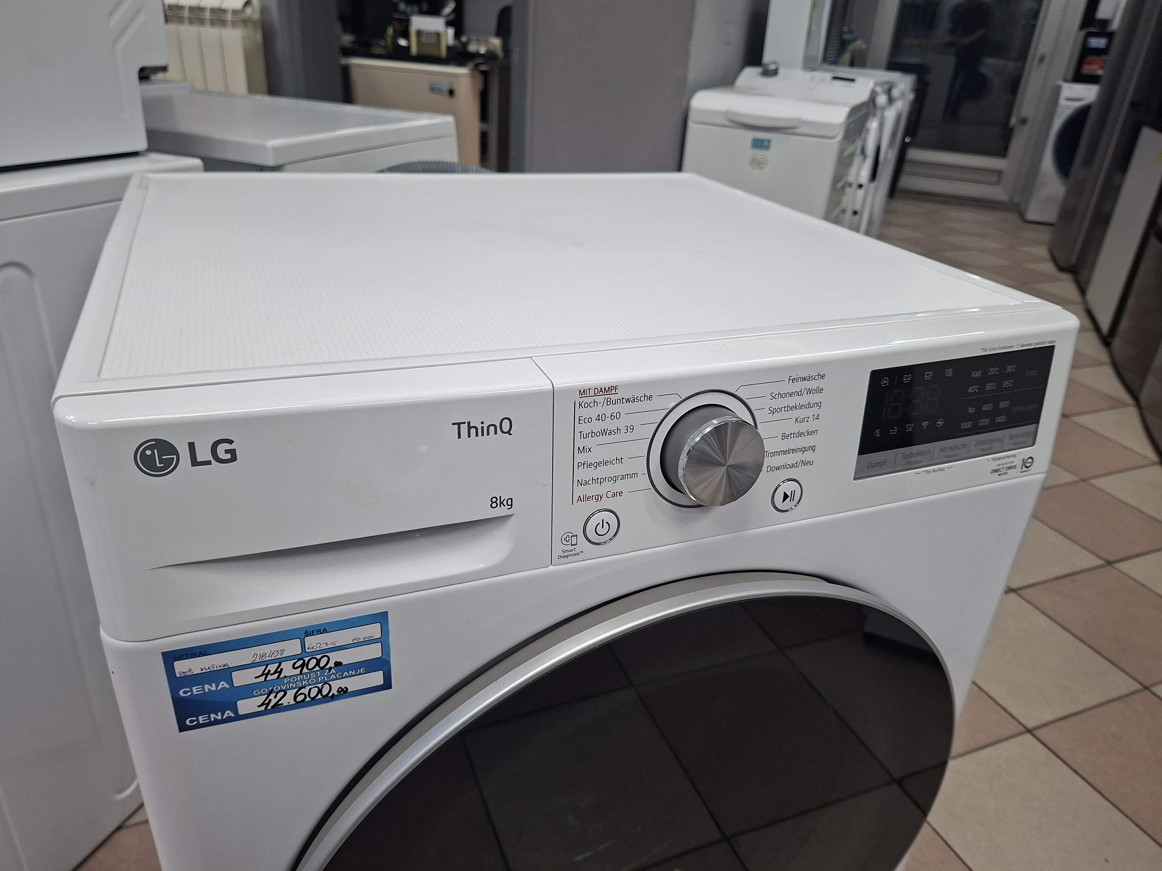 Veš mašina LG F4WV708P1E , 8 kg