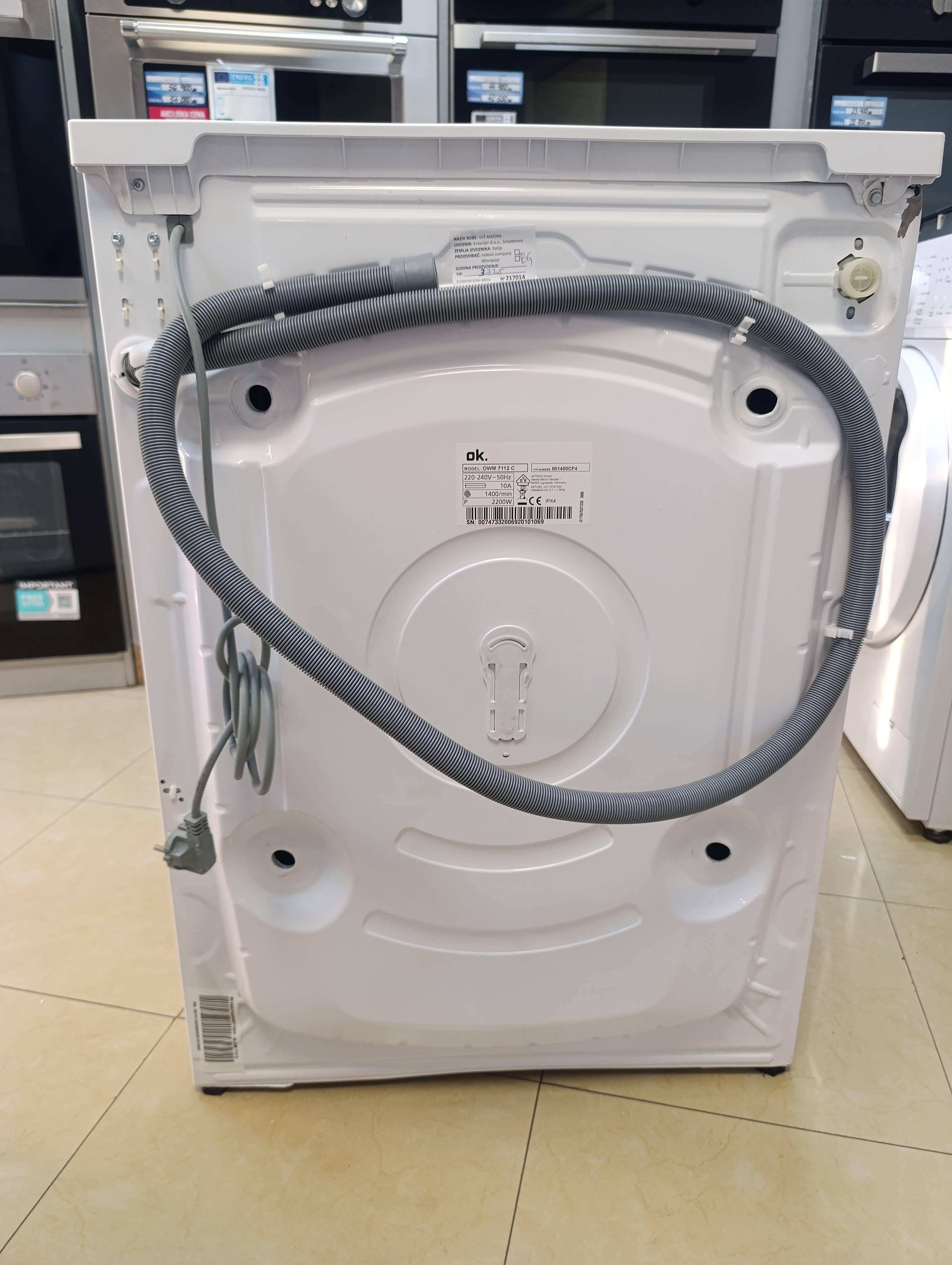 Veš mašina OK. OWM 7112 C, 7kg