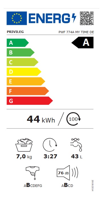 Veš mašina Privileg PWF 774A MY TIME DE , 7 kg