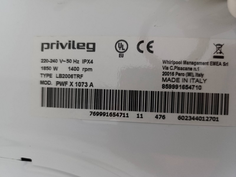 Veš mašina Privileg PWF X 1073 A, 10 kg