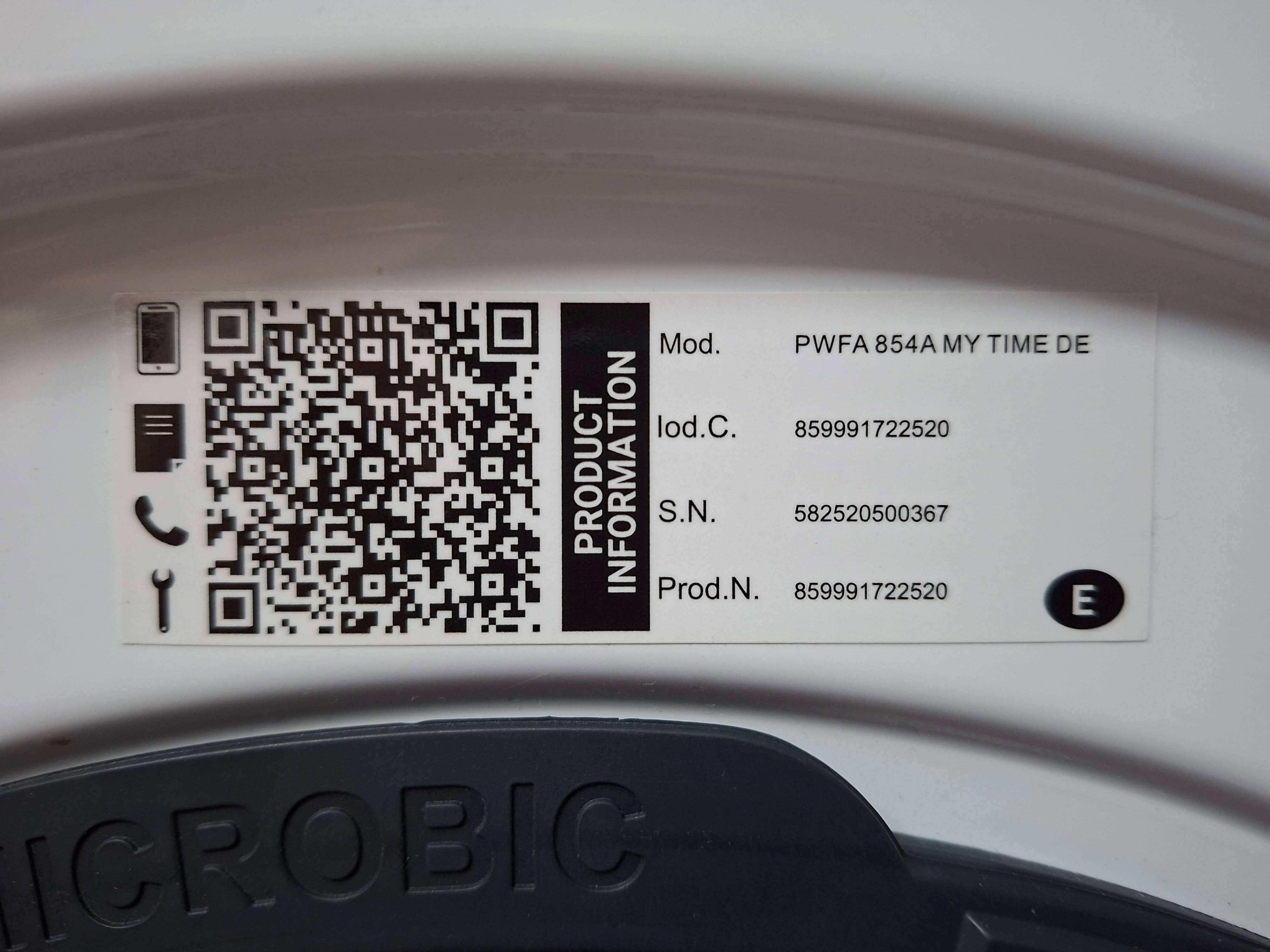 Veš mašina Privileg PWFA 854A MY TIME DE , 8 kg