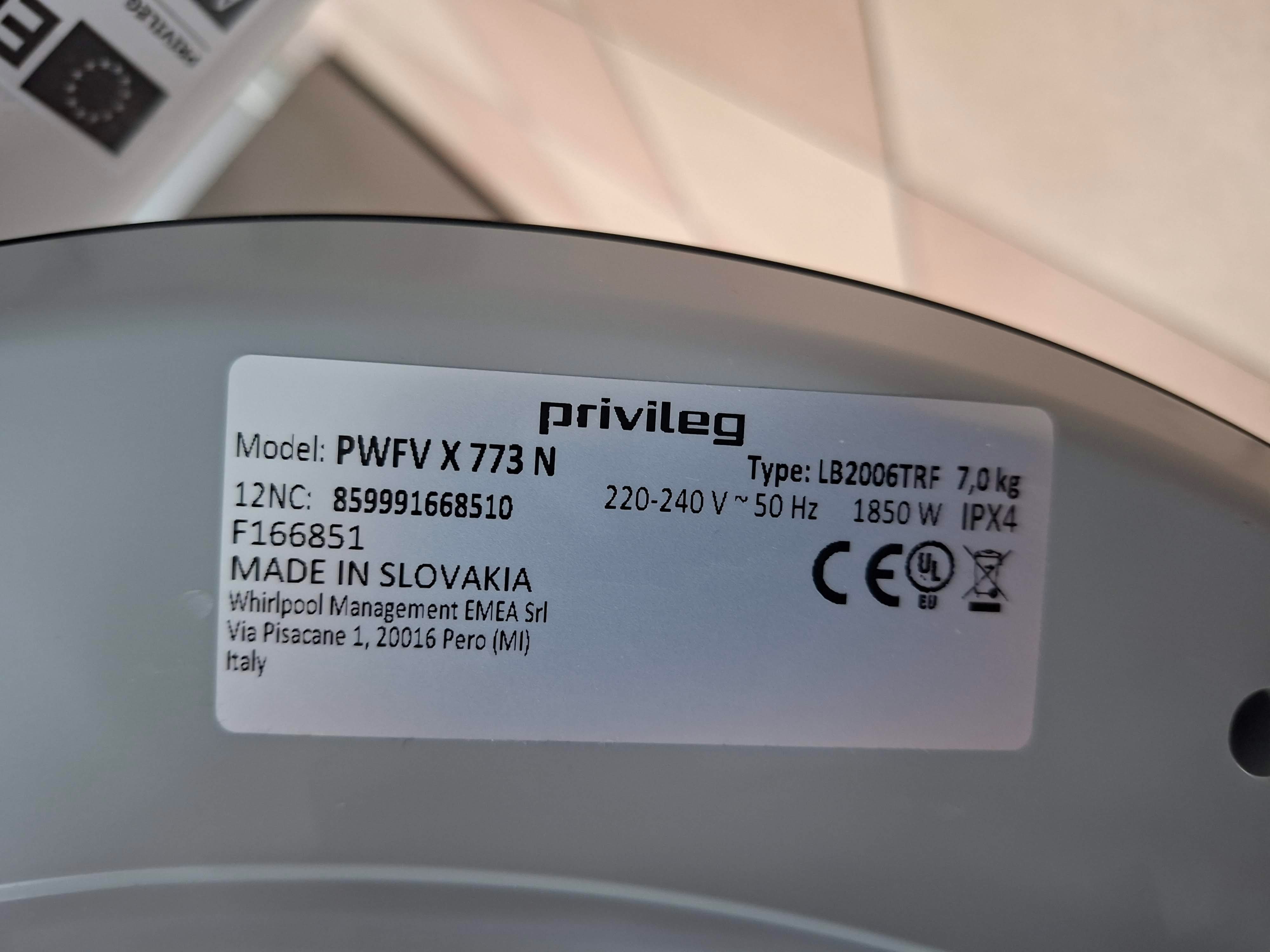 Veš mašina Privileg PWFV X 773 N , 7kg